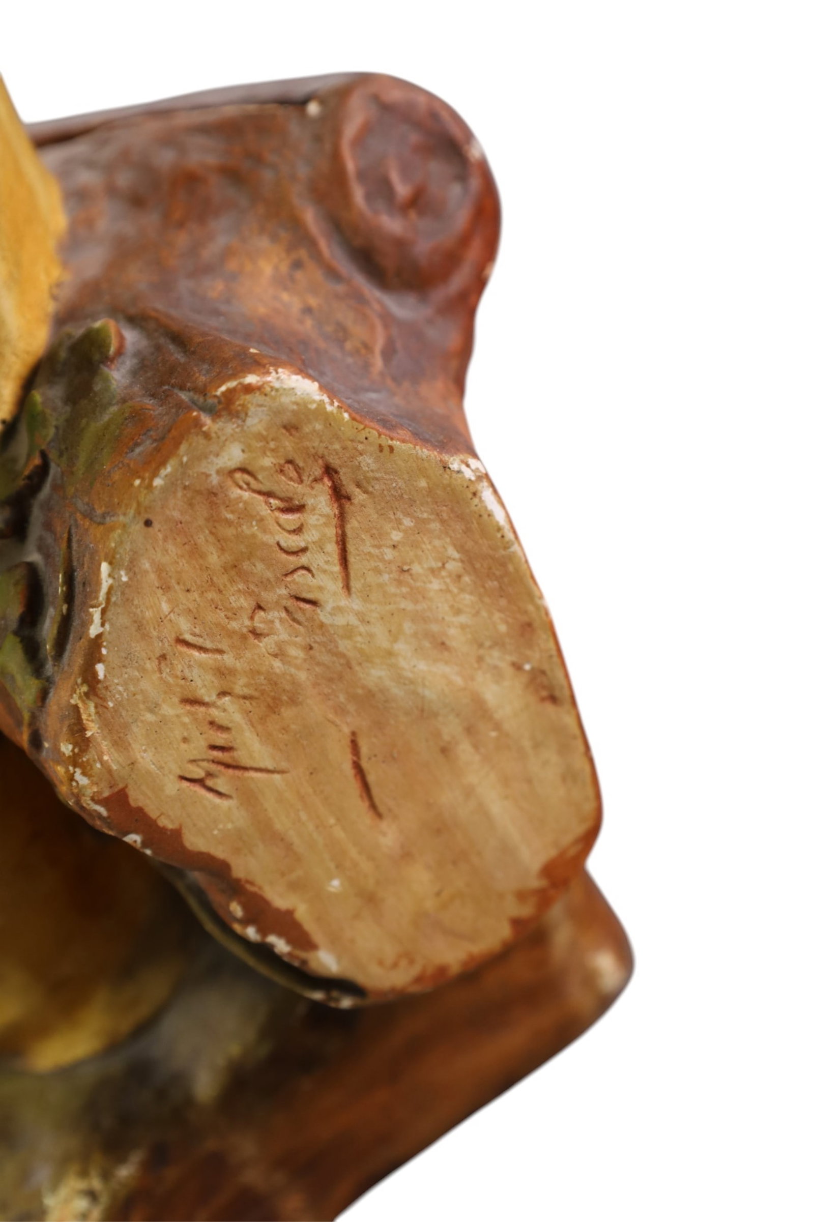 FRENCH CHALKWARE FIGURE - 3