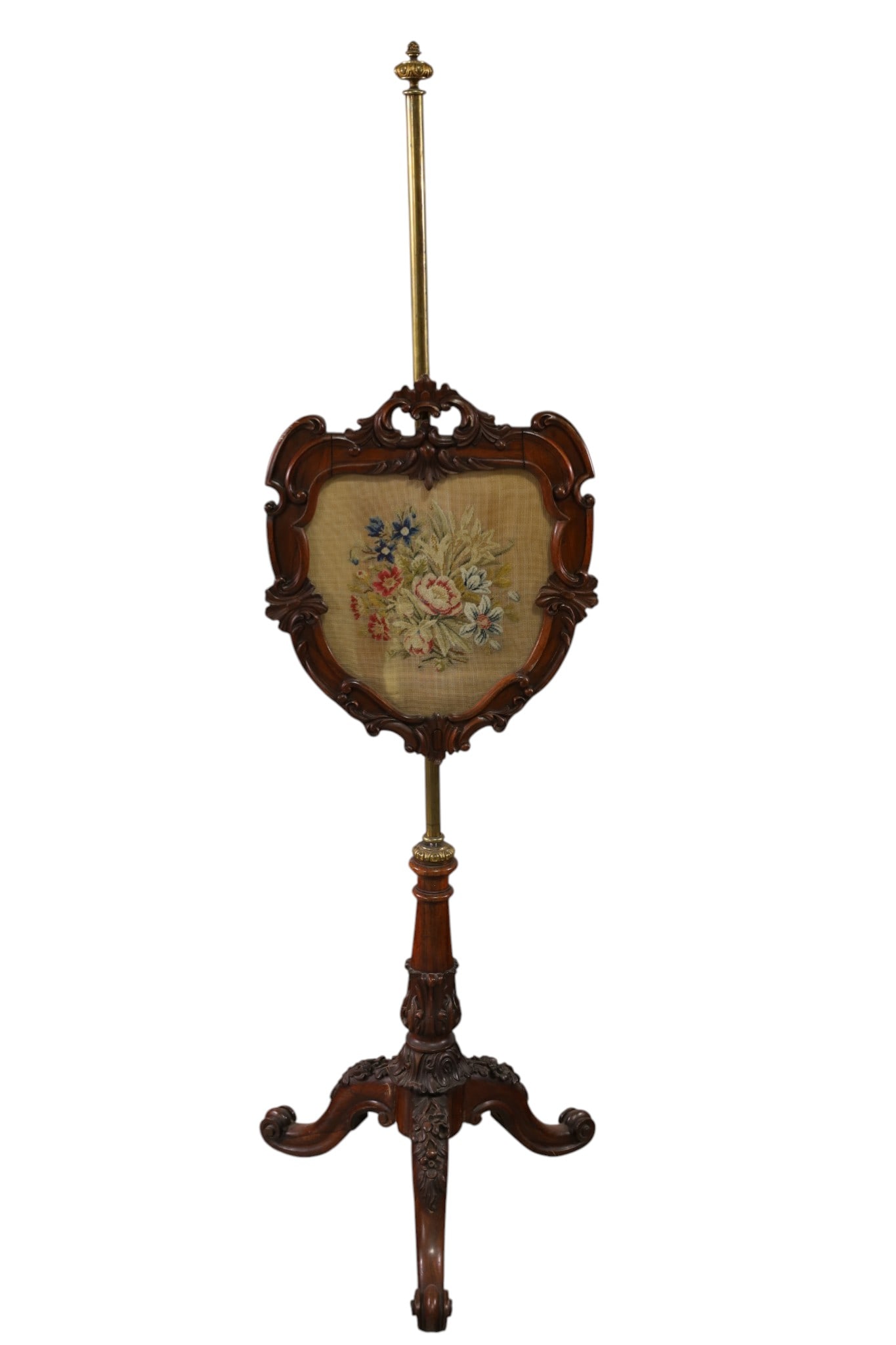 VICTORIAN POLE SCREEN (1 of 4)