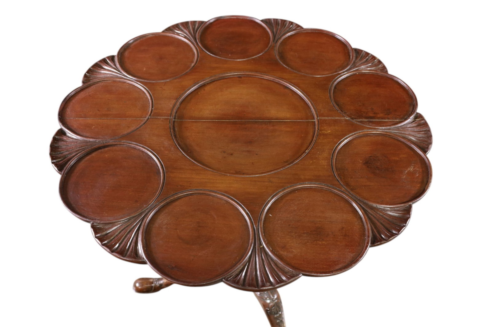 TILT TOP TEA TABLE - 4