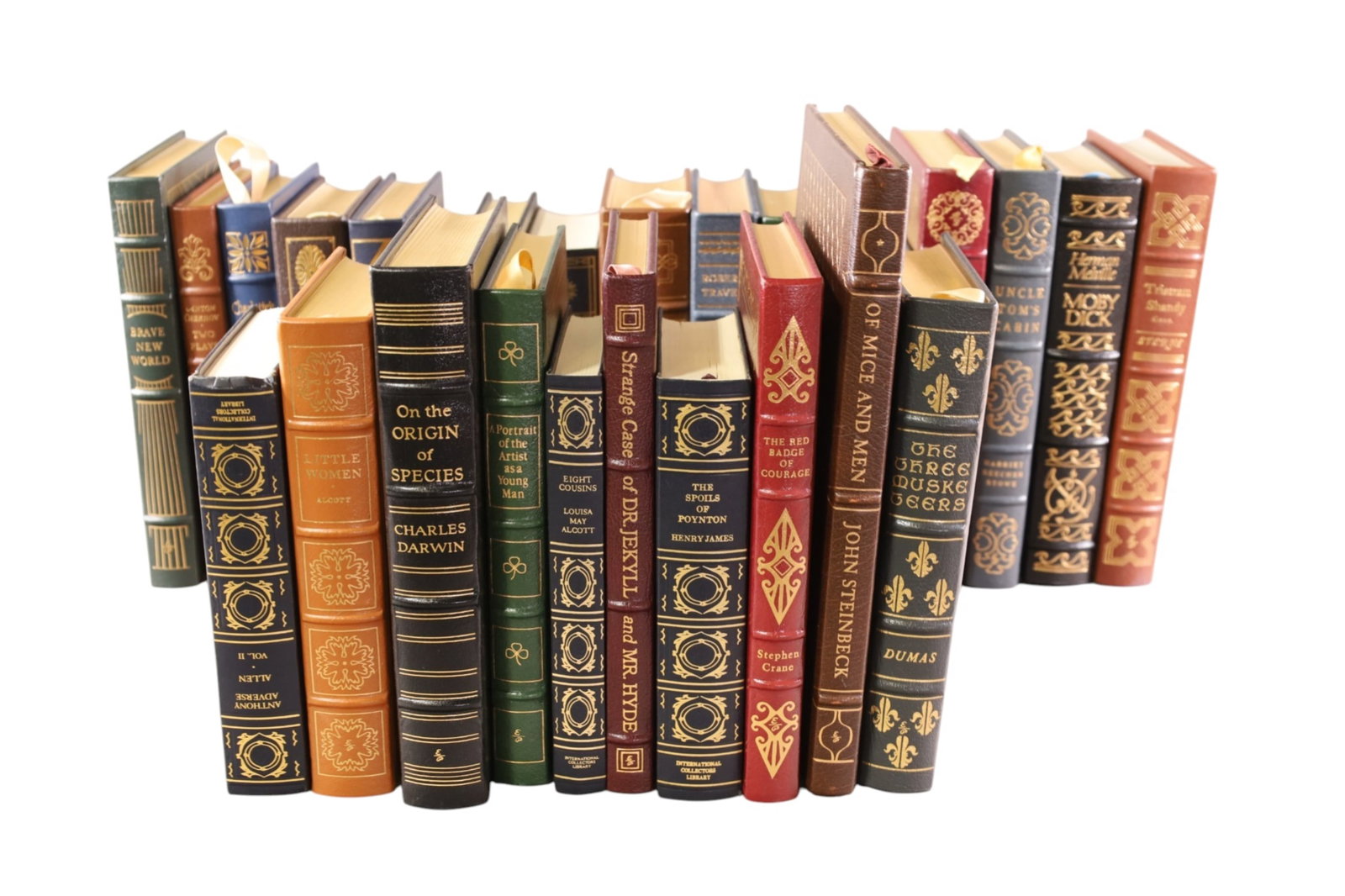 26 LEATHER BOUND BOOKS (1 of 6)