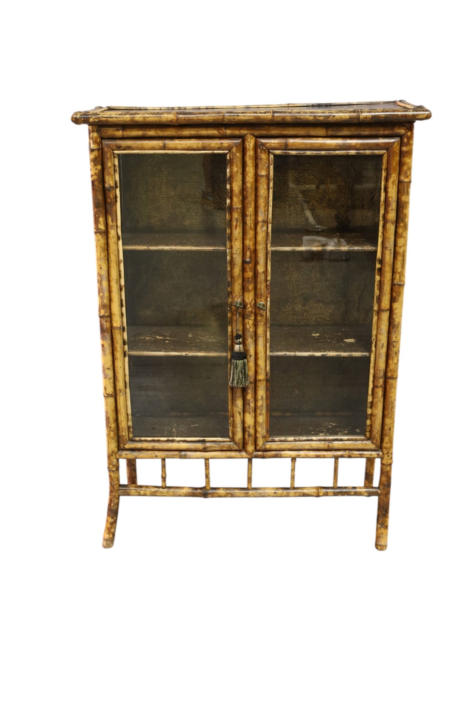 VICTORIAN BAMBOO BOOKCASE (1 of 3)