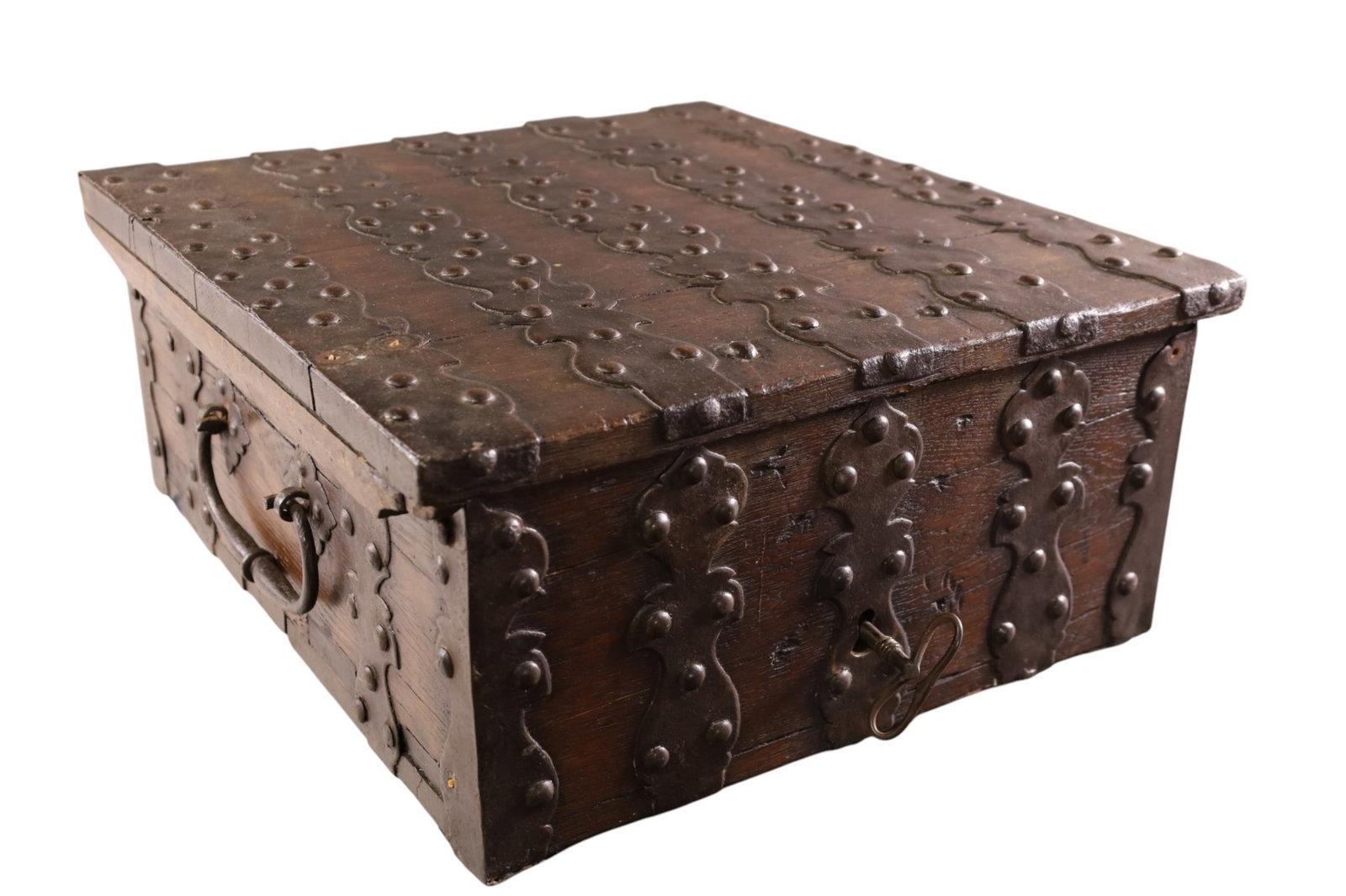 ANTIQUE STRONG BOX (1 of 4)