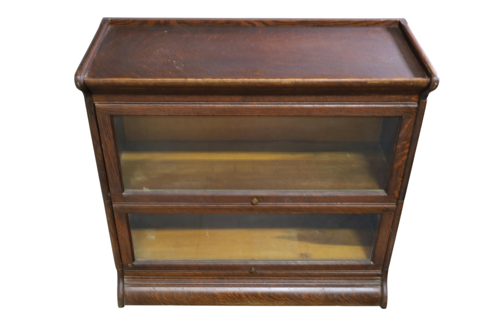 OAK LAWYER'S STACKING BOOKCASE - 2