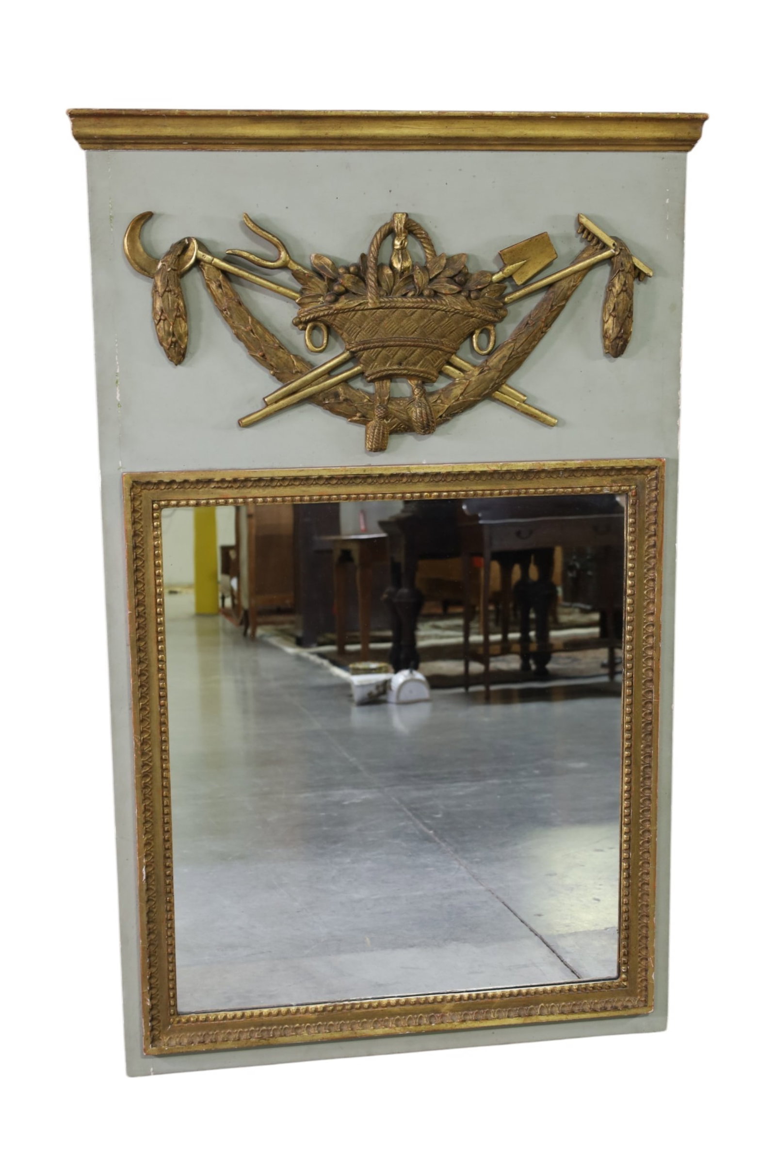 FRENCH TRUMEAU MIRROR (1 of 4)