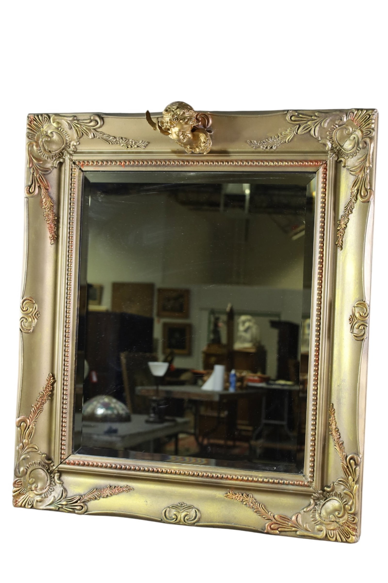 GILT WALL MIRROR (1 of 3)