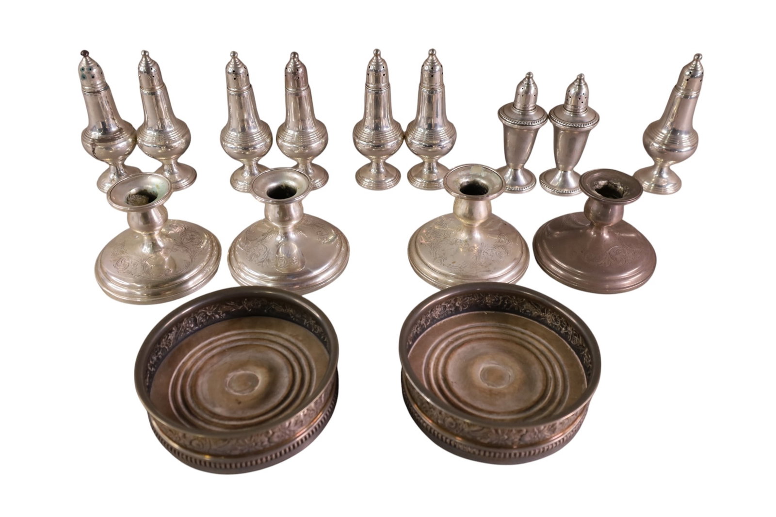 GROUPING OF WEIGHTED STERLING SILVER (1 of 4)