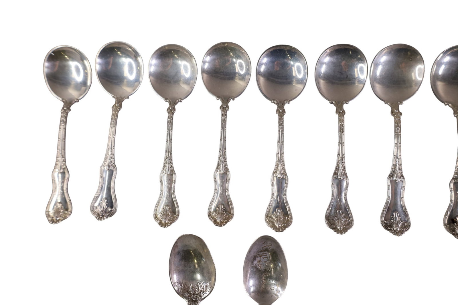 61 STERLING SILVER SPOONS - 4