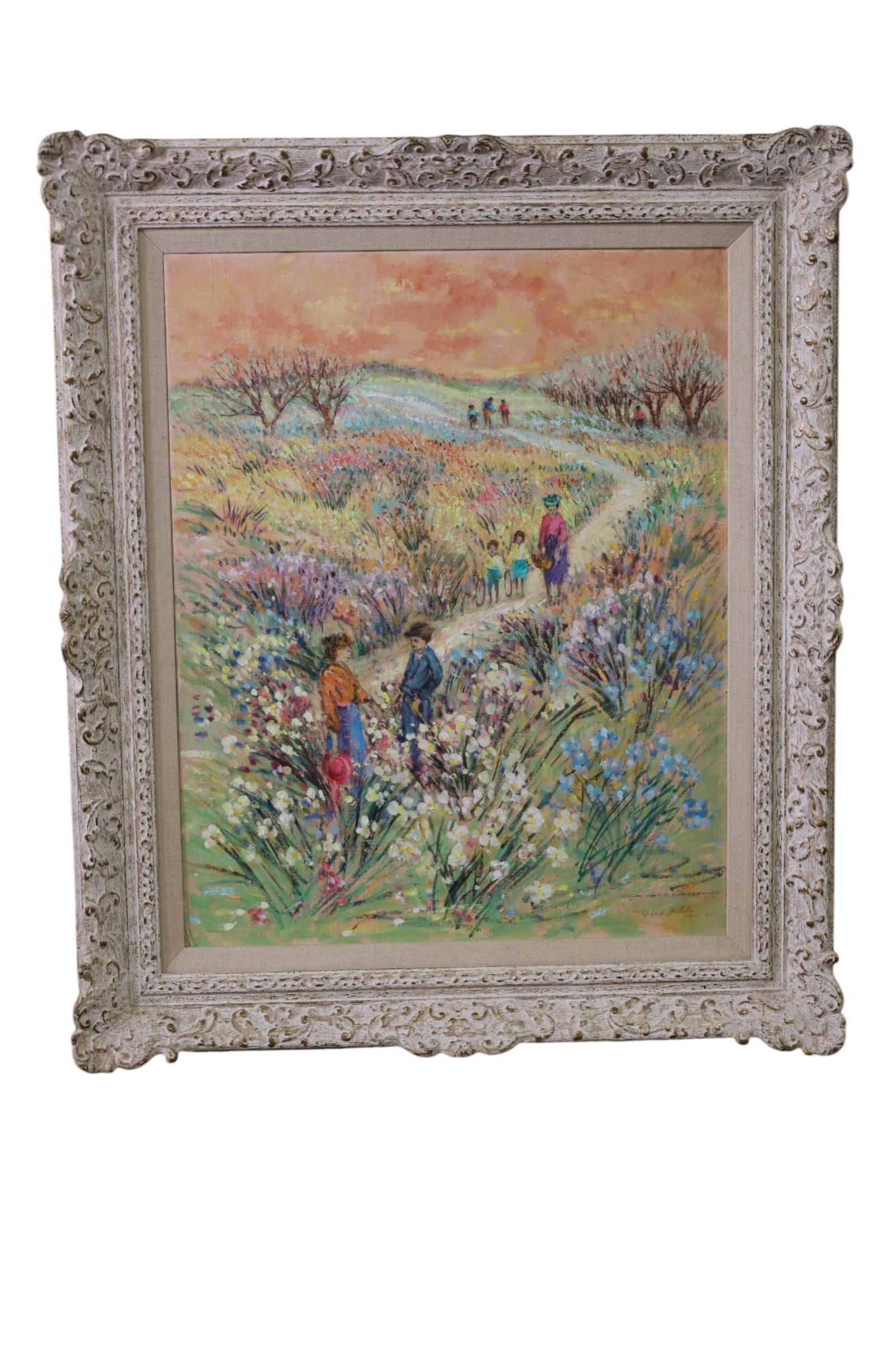 CLIFFORD SILSBY OIL PAINTING: OIL ON CANVAS, SIGNED CLIFFORD SILSBY, 36" x 29" THIS ITEM EXCEEDS SIZE LIMITATIONS FOR IN HOUSE SHIPPING, MUST BE PICKED UP IN HOUSE OR SHIPPED VIA 3rd PARTY GROUND SHIPPER.