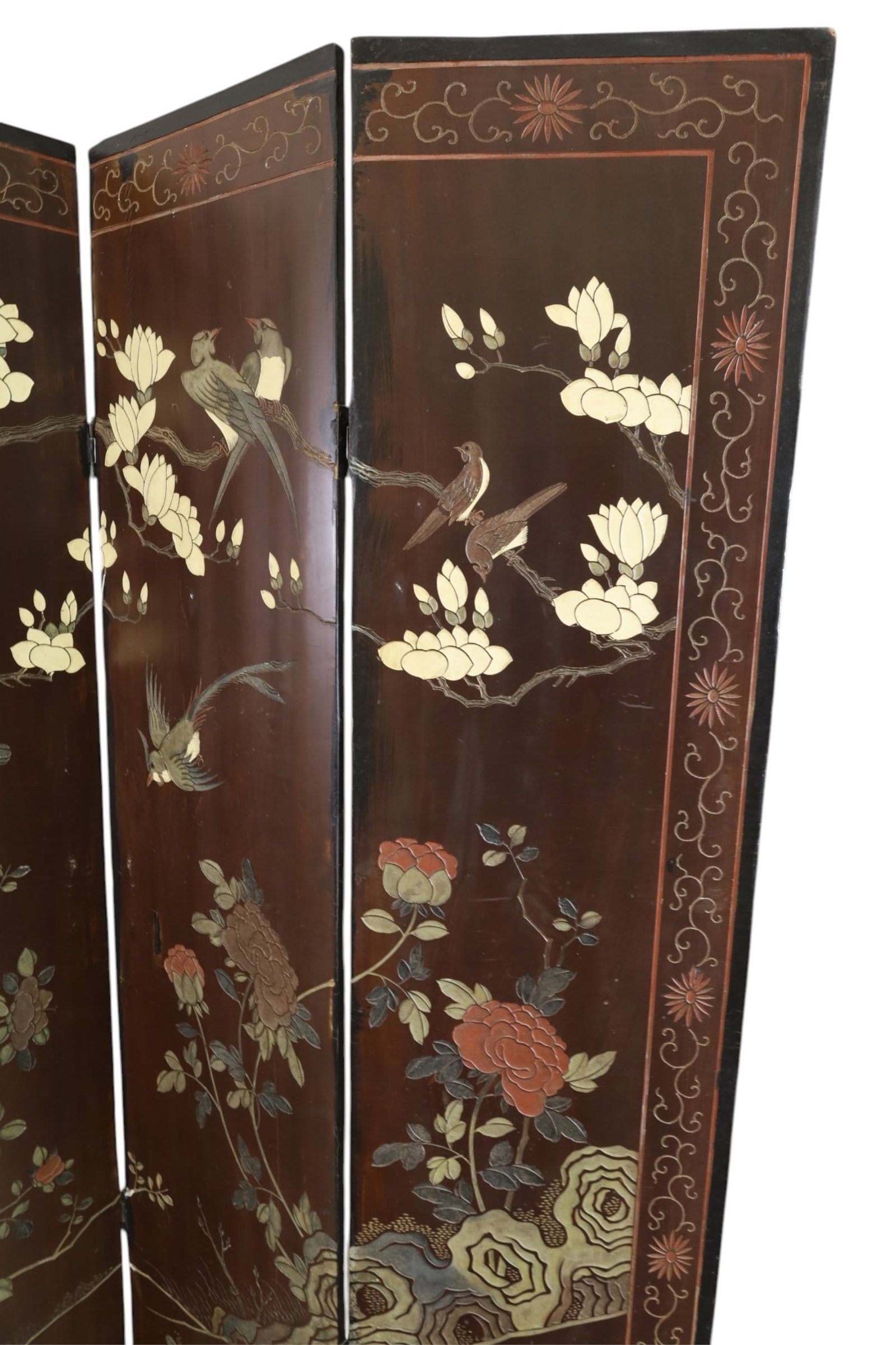 4 PANEL ASIAN SCREEN - 3