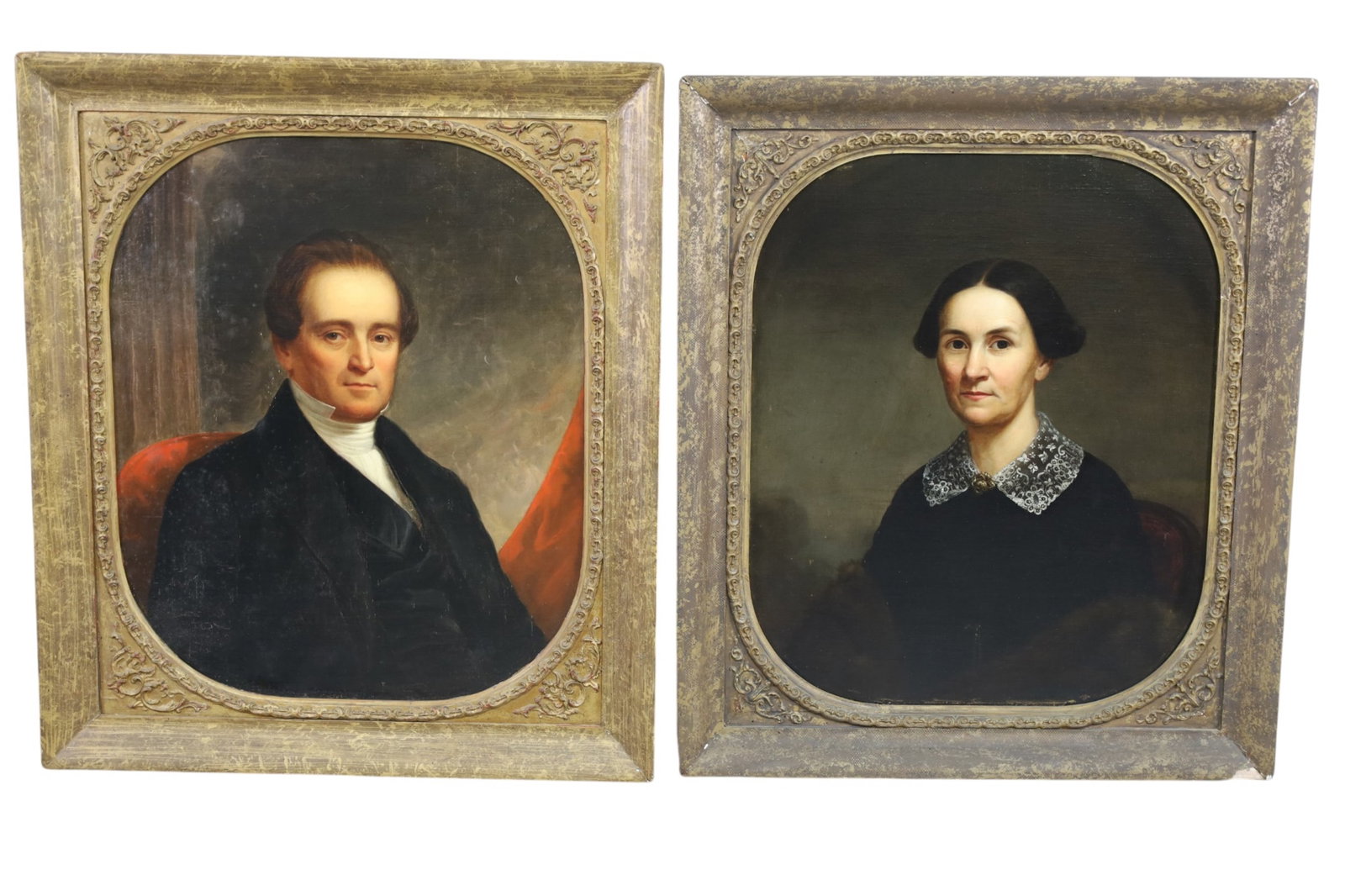 2 PORTRAIT PAINTINGS (1 of 7)