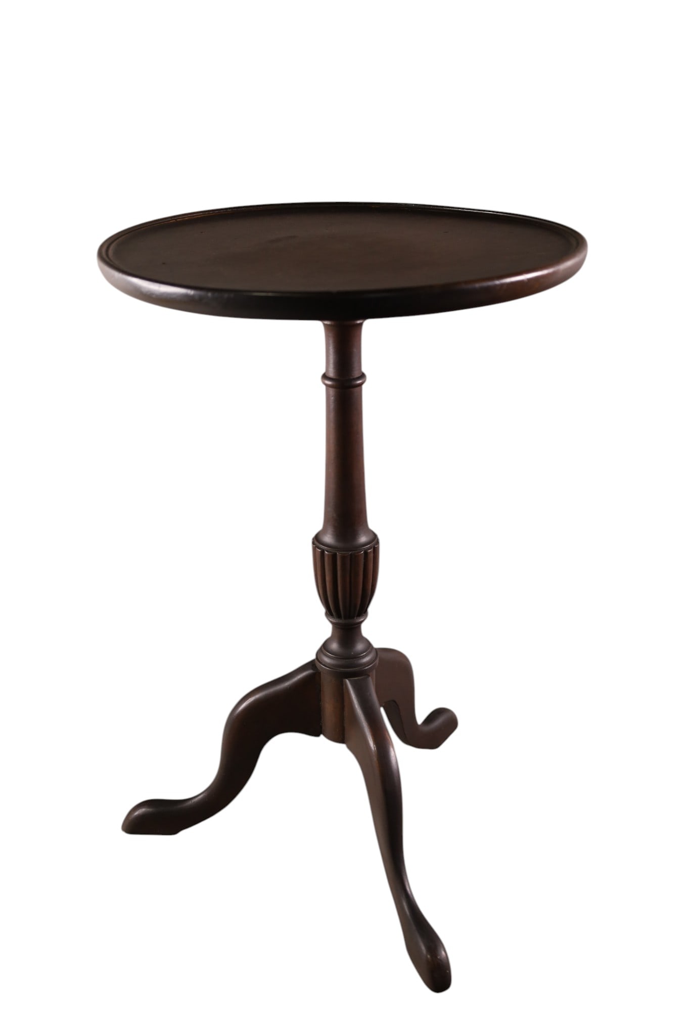 SMALL CANDLE STAND: TRI LEG BASE CANDLE STAND, 14" DIAM x 22" H. THIS ITEM EXCEEDS SIZE LIMITATIONS FOR IN HOUSE SHIPPING, MUST BE PICKED UP IN HOUSE OR SHIPPED VIA 3rd PARTY GROUND SHIPPER.