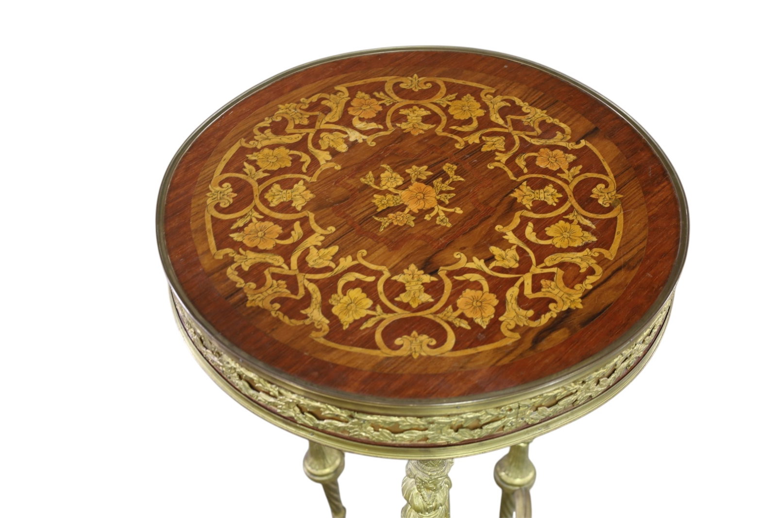 BRONZE BASE LAMP TABLE - 2