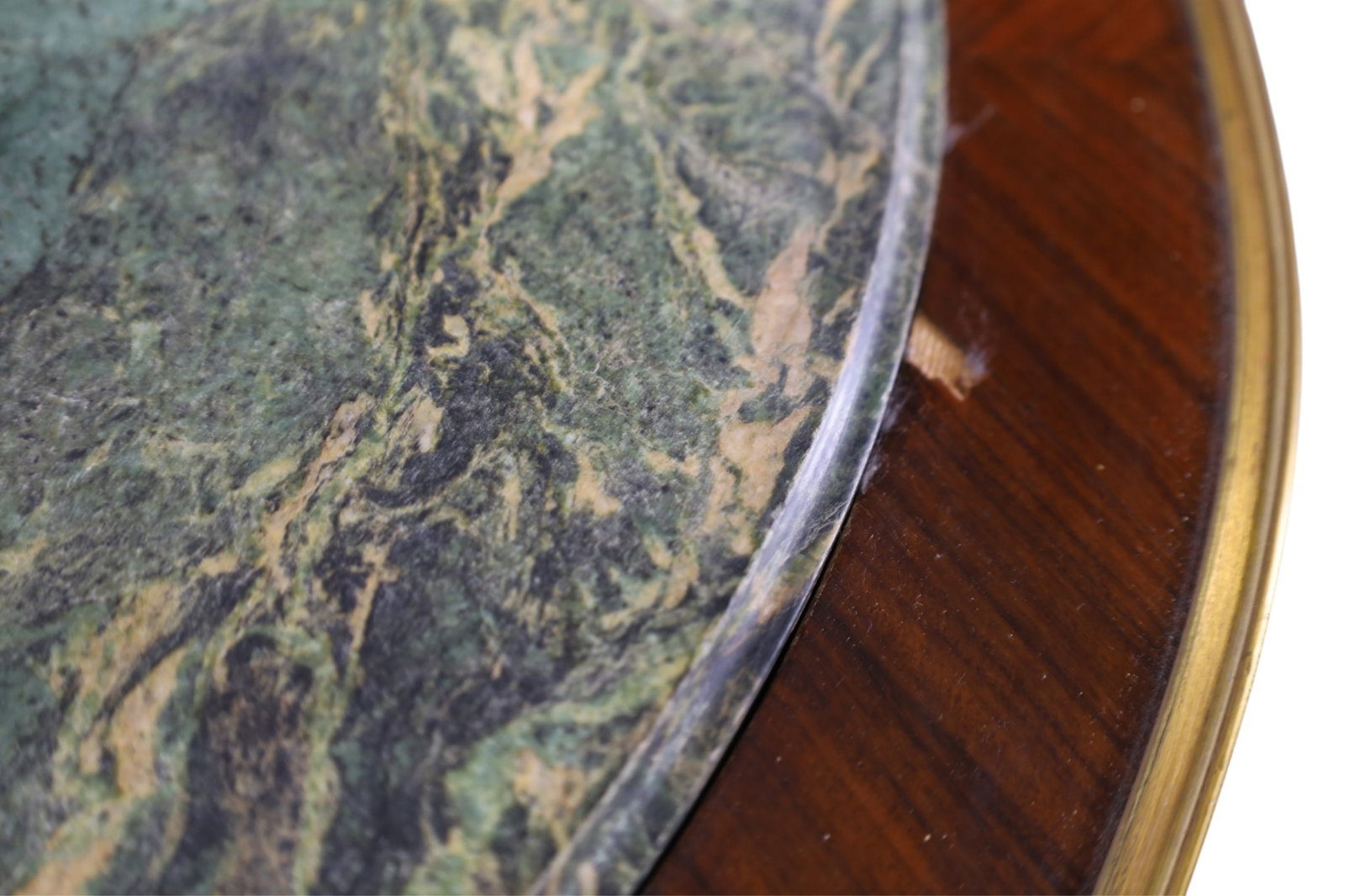 FRENCH STYLE MARBLE TOP SIDE TABLE - 5