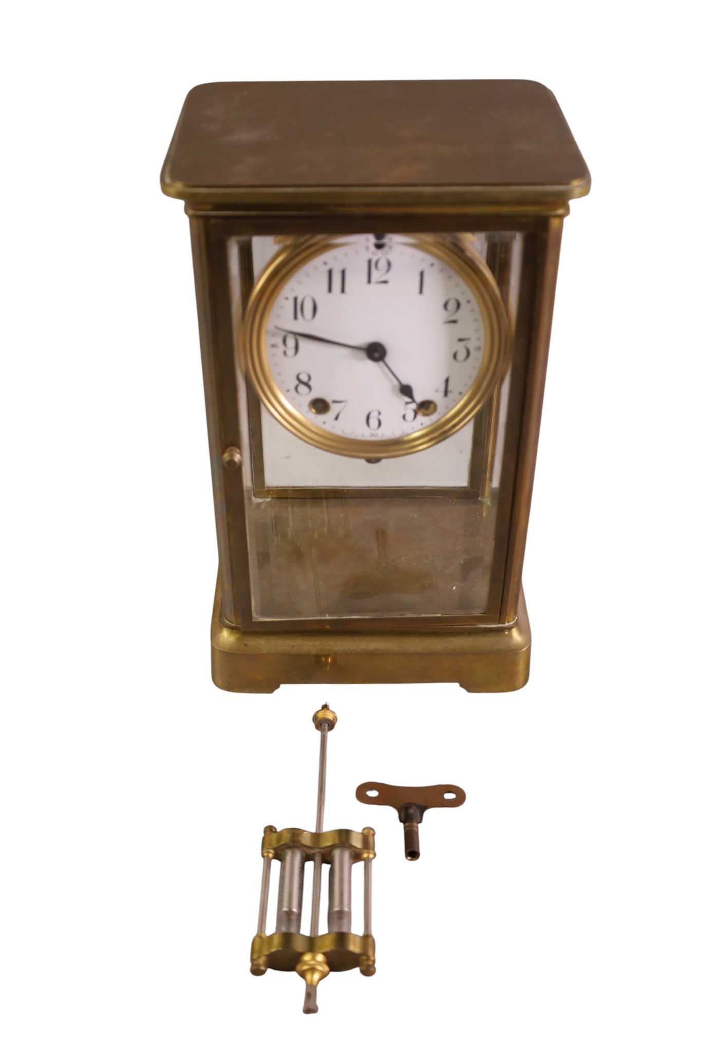 CRYSTAL REGULATOR MANTLE CLOCK (1 of 3)