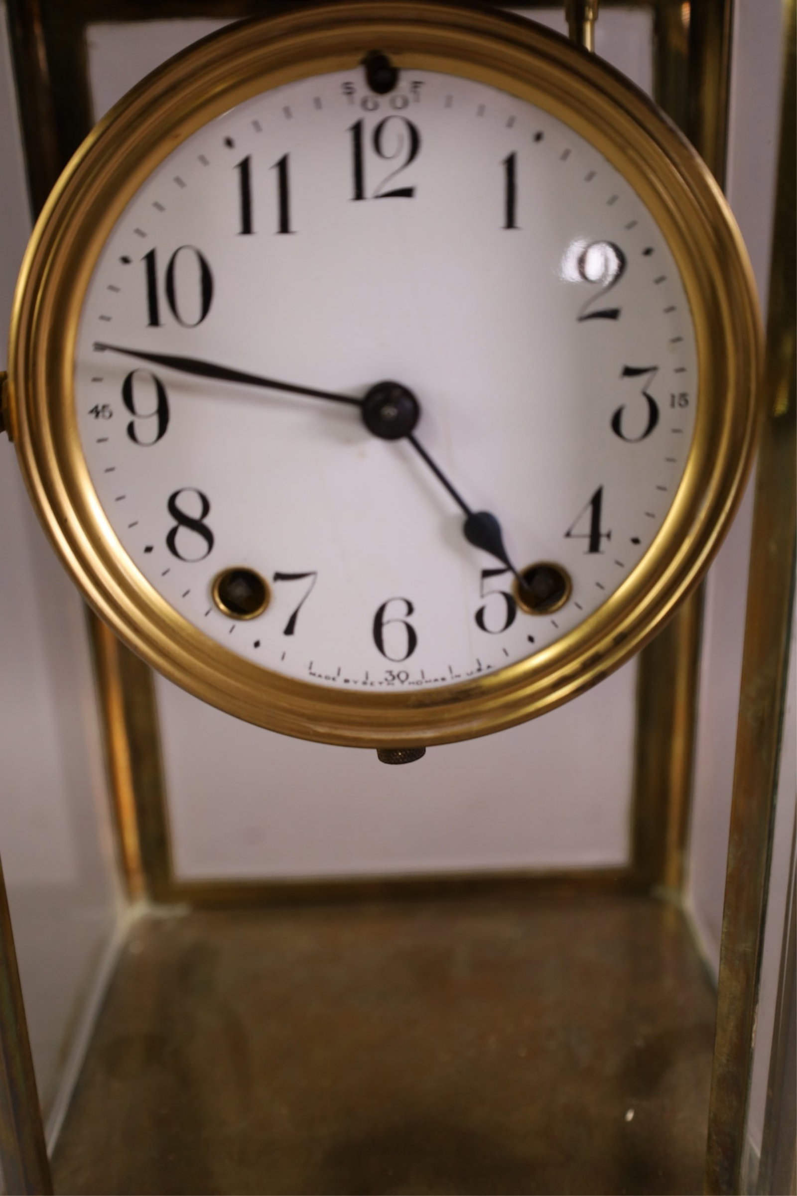 CRYSTAL REGULATOR MANTLE CLOCK - 3