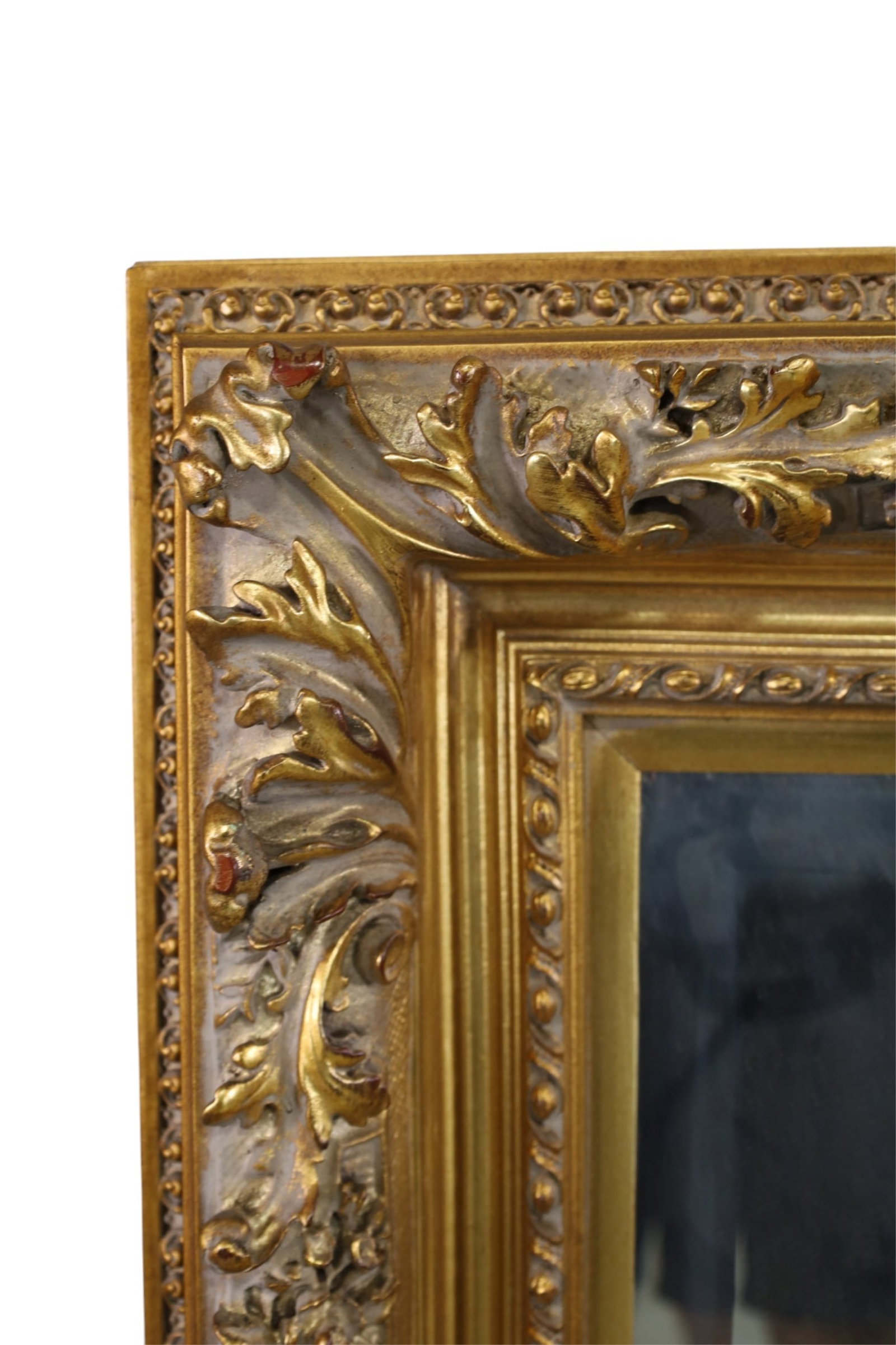 LARGE GILT WALL MIRROR - 2