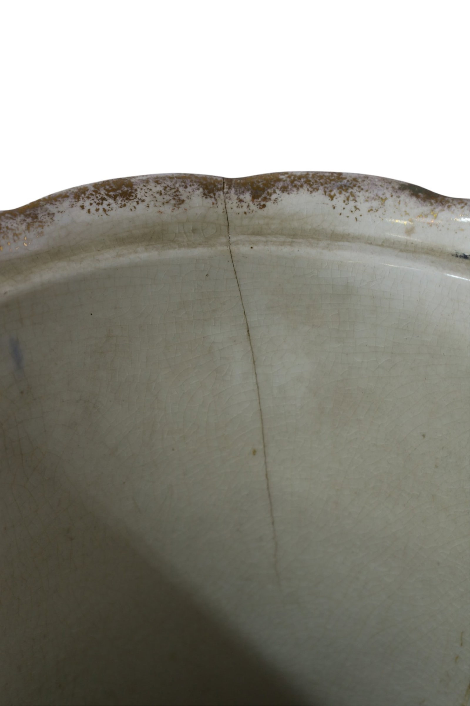 LARGE WARWICK FLOW BLUE VASE - 2