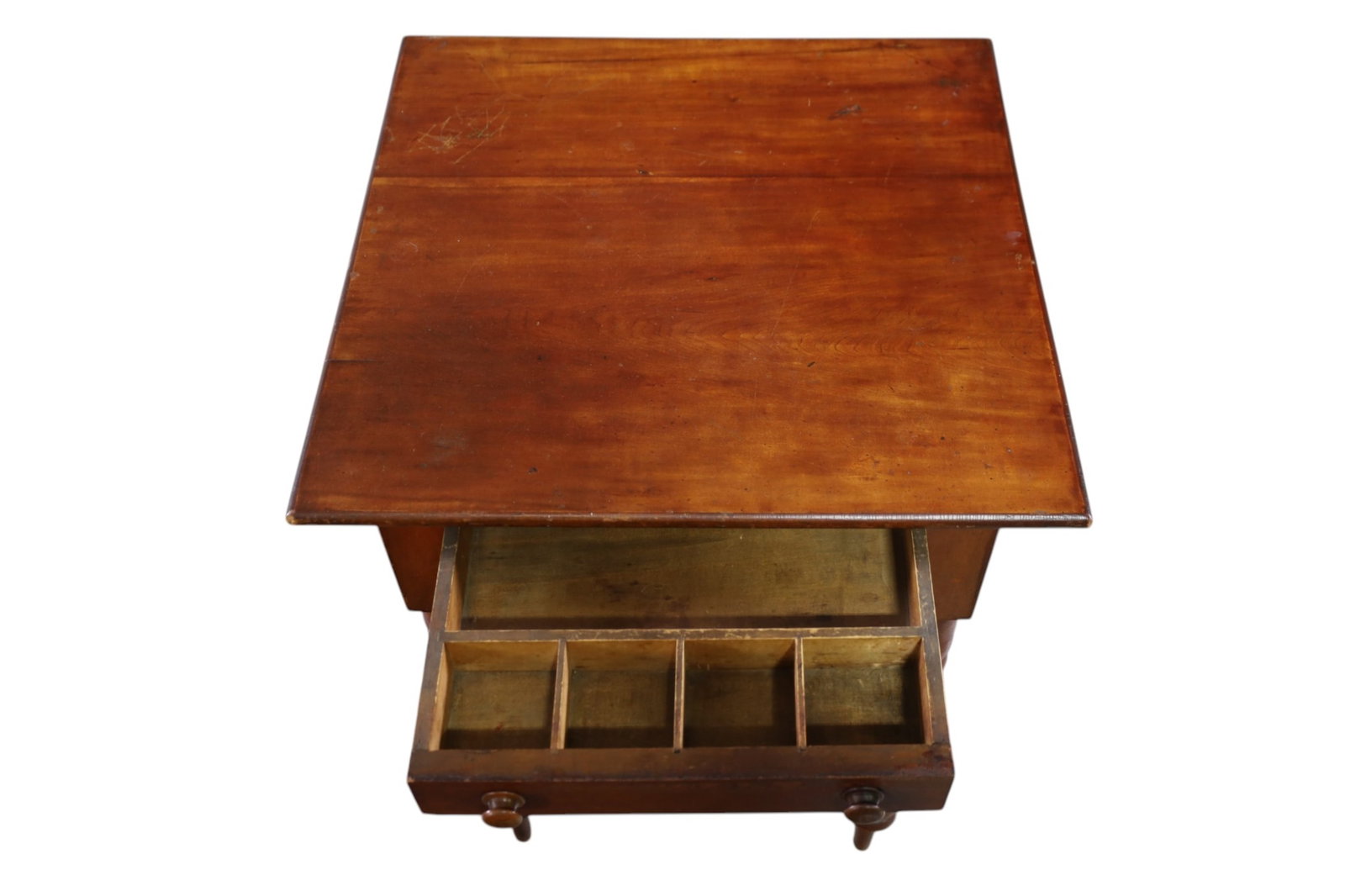 19TH CENTURY TWO DRAWER SIDE TABLE - 2