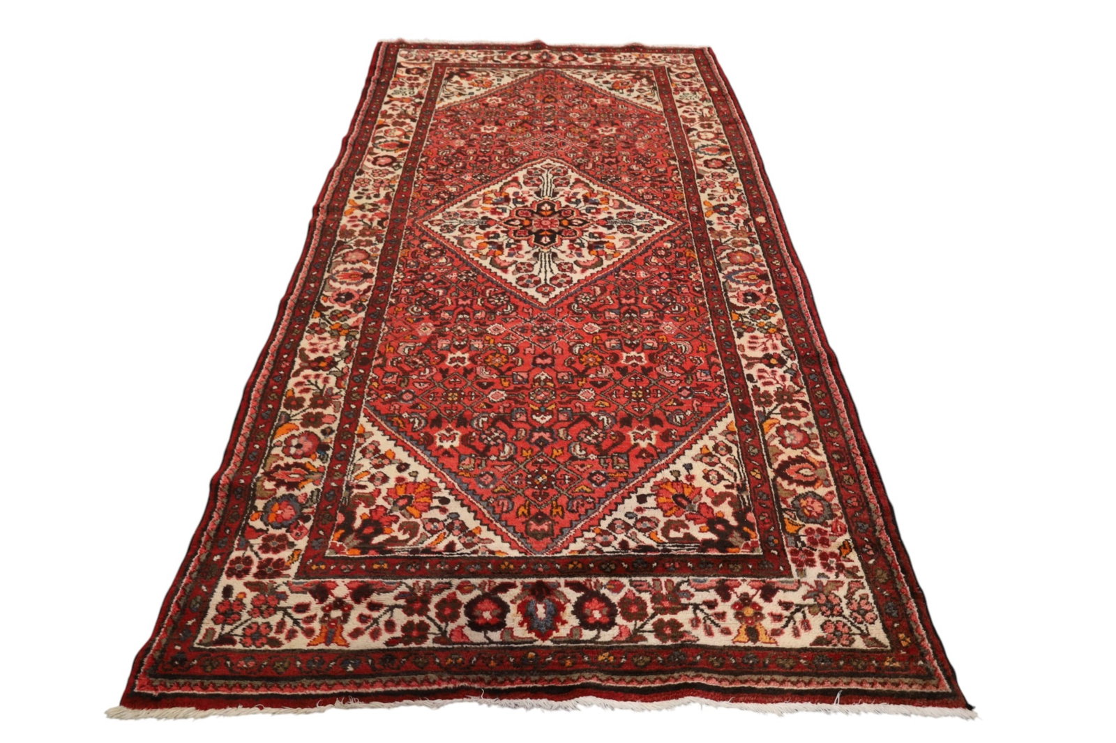 APPROX 5' 3" x 10' 2" HANDMADE WOOL RUG (1 of 4)