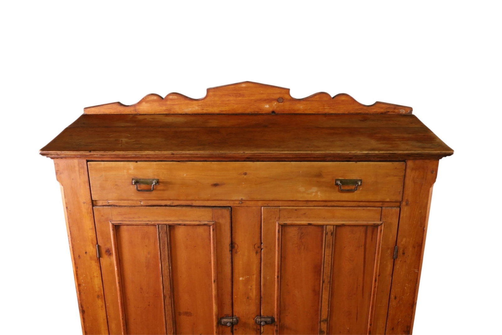 PRIMITIVE PINE CUPBOARD - 2