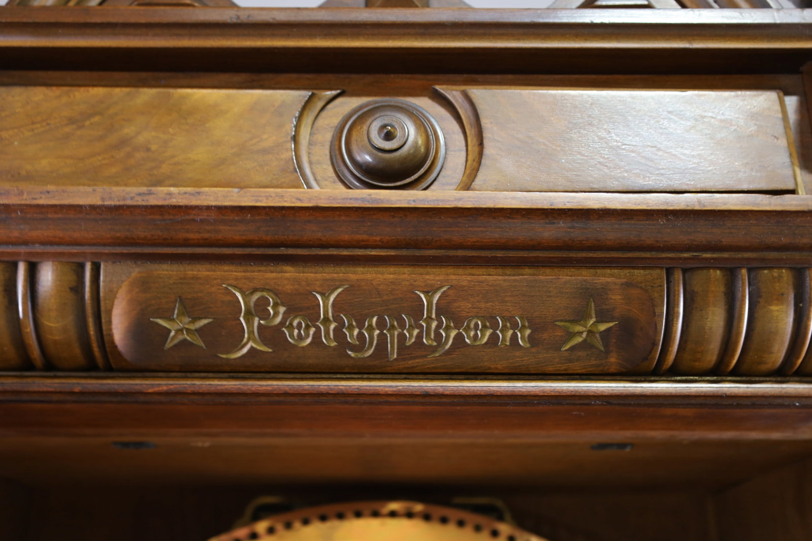 POLYPHON UPRIGHT MUSIC BOX - 6