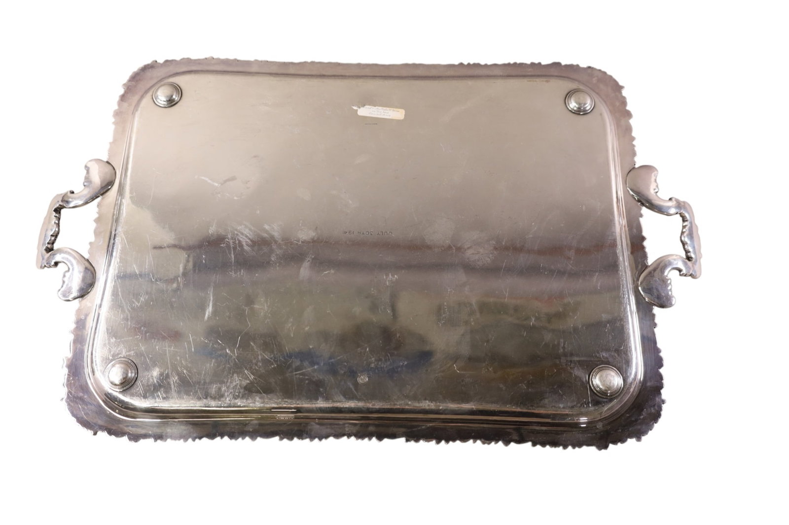 ORANTE SILVERPLATED TRAY - 4