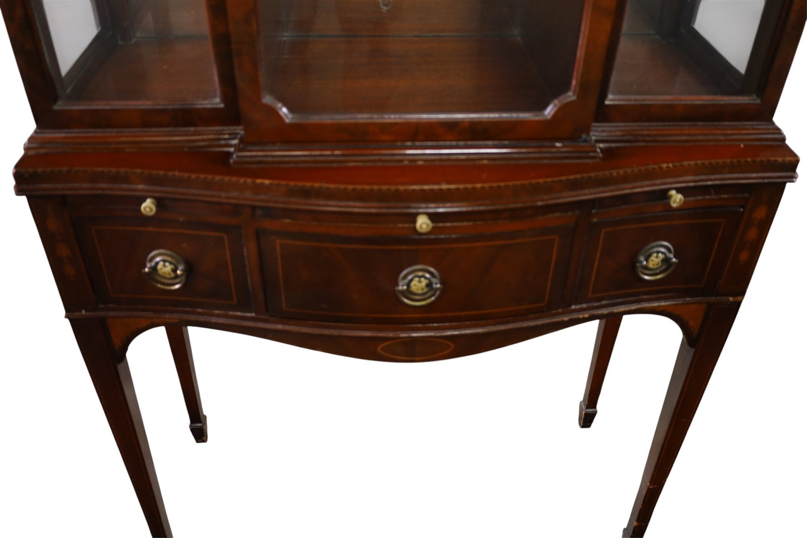 MAHOGANY CURIO - 3