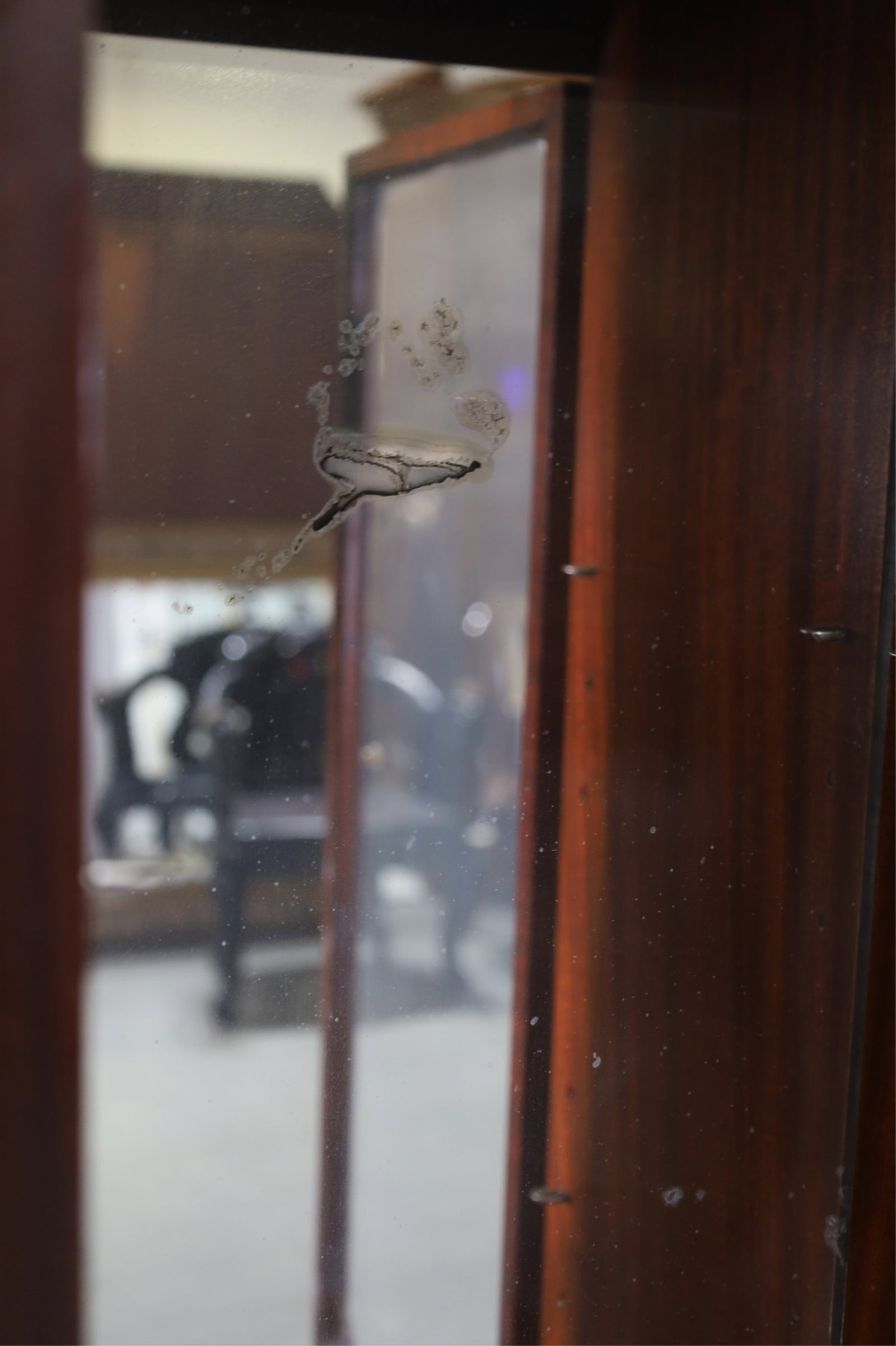 MAHOGANY CURIO - 5