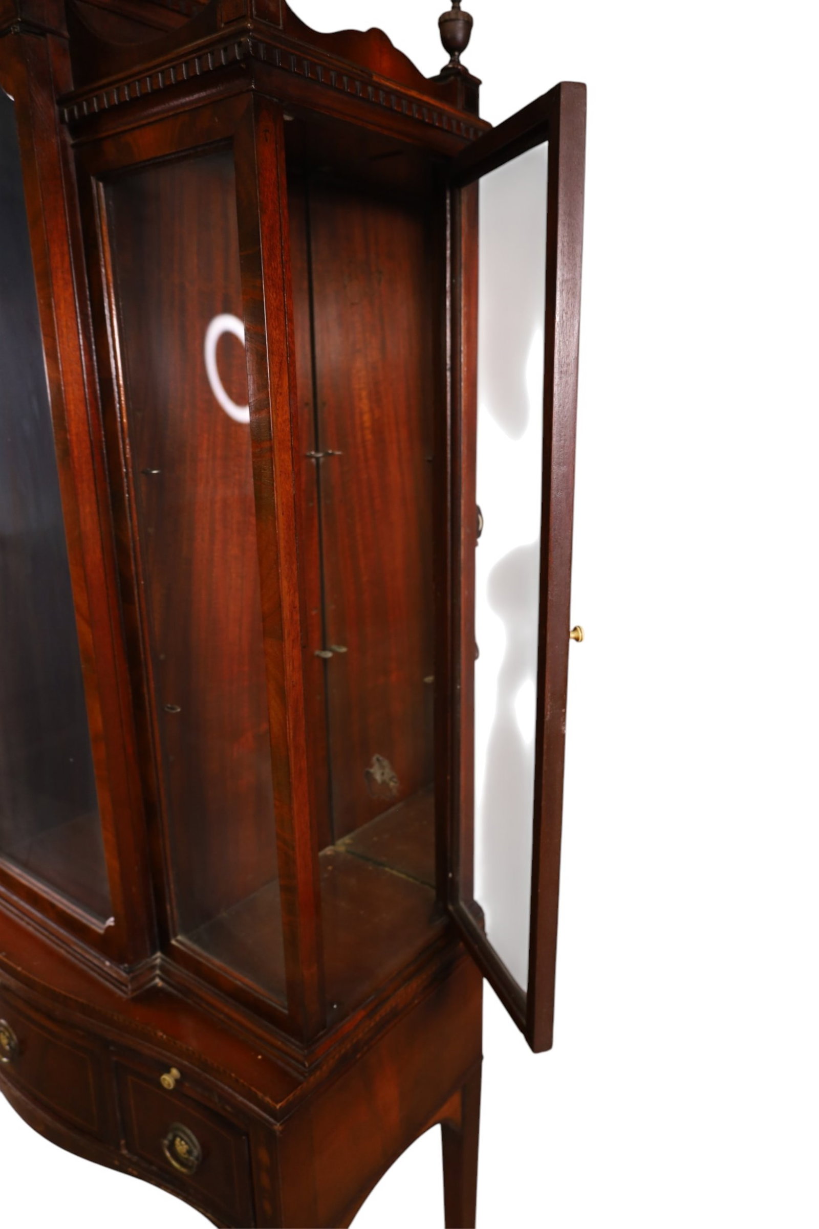MAHOGANY CURIO - 7