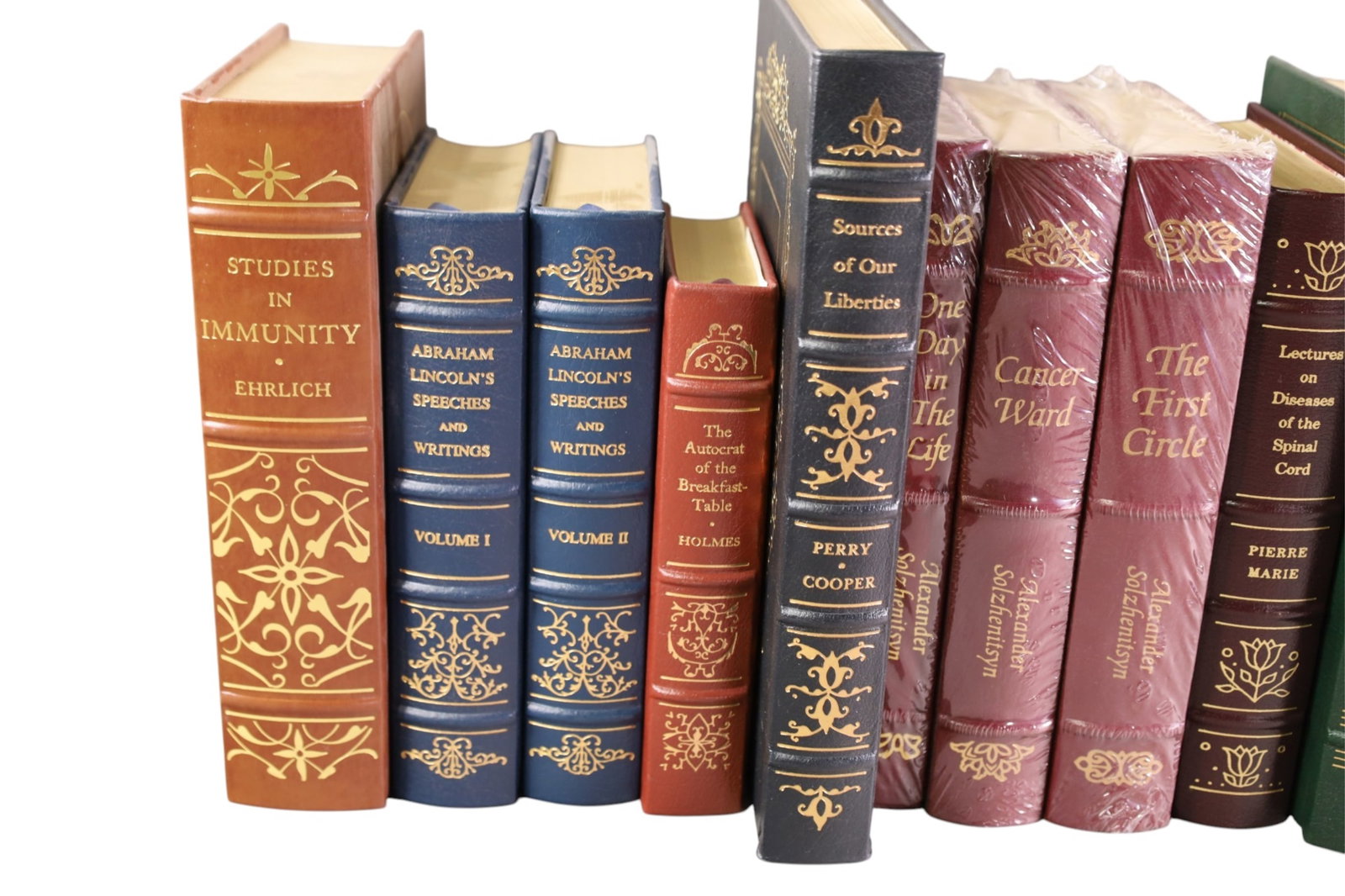 MISC LEATHER BOUND BOOKS - 2