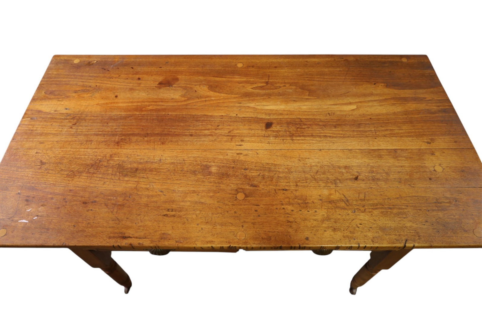 PRIMITIVE KITCHEN POSSUM BELLY TABLE - 2