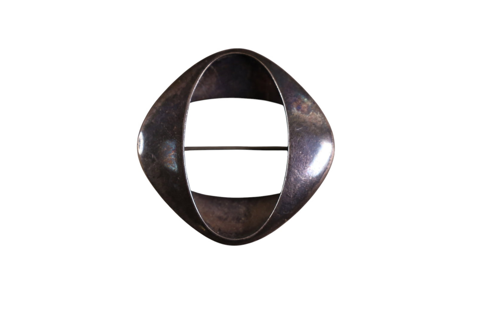 GEORG JENSEN STERLING PIN: MARKED 925, GEORG JENSEN 368 PIN. 14 GRAMS. 1 3/4" W
