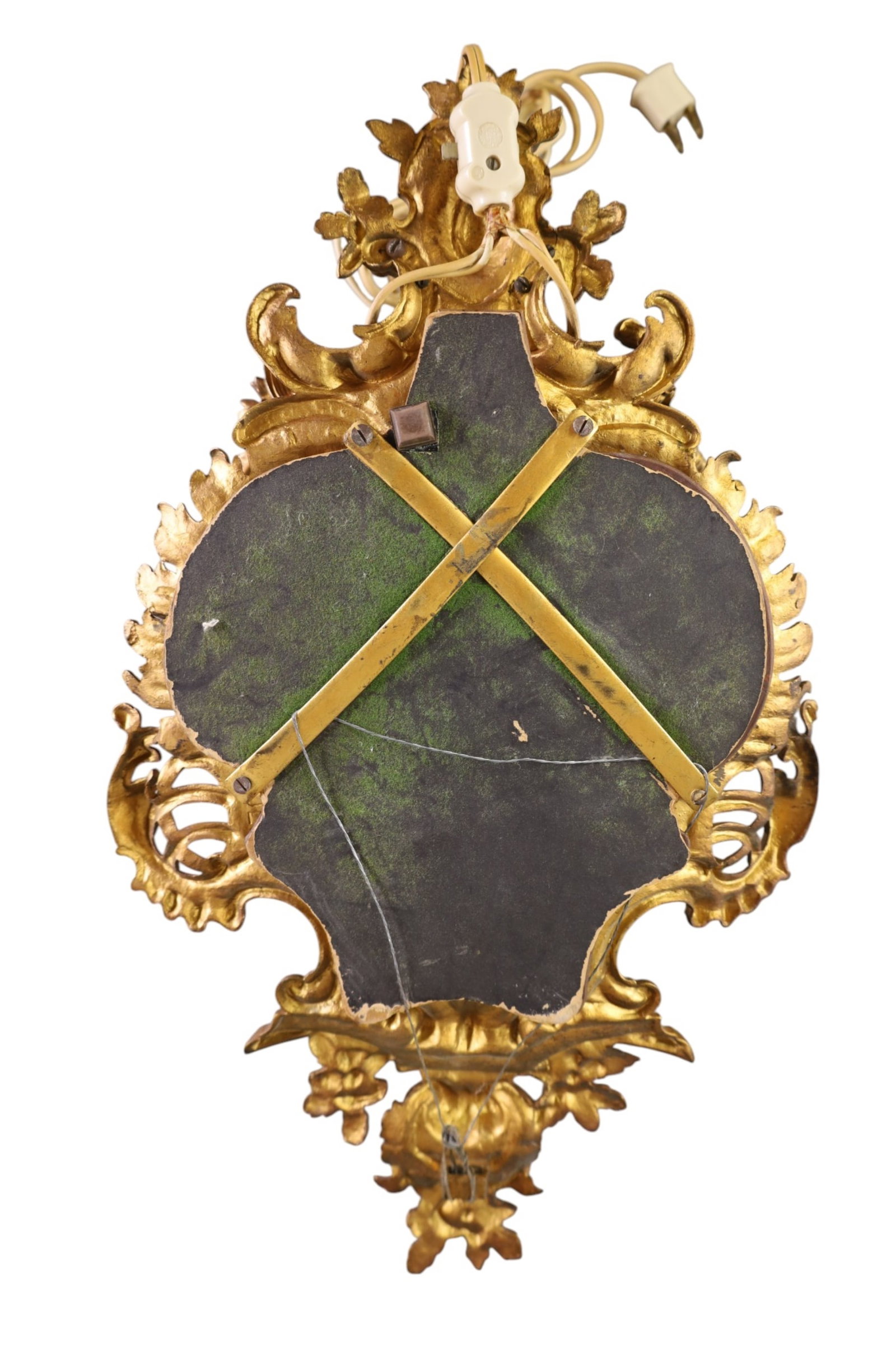 FRENCH STYLE LIGHTED SCONCE MIRROR - 2