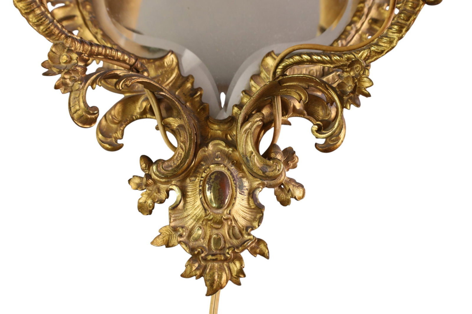 FRENCH STYLE LIGHTED SCONCE MIRROR - 4