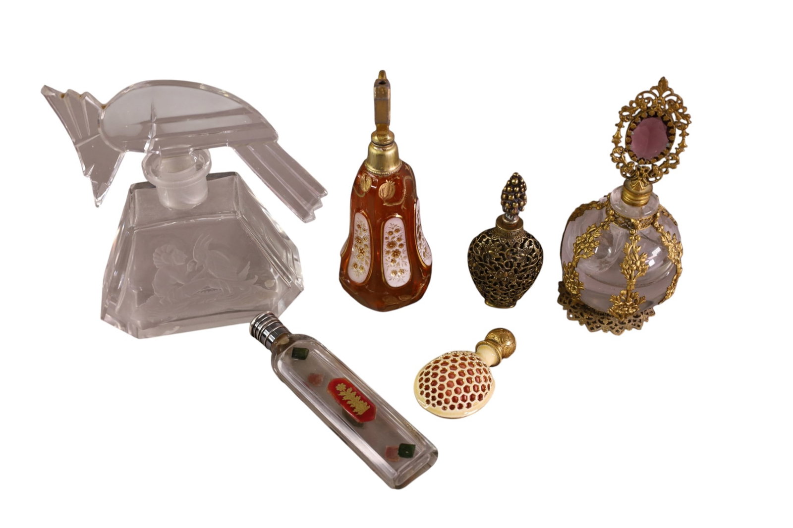 5 PERFUME BOTTLES (1 of 7)