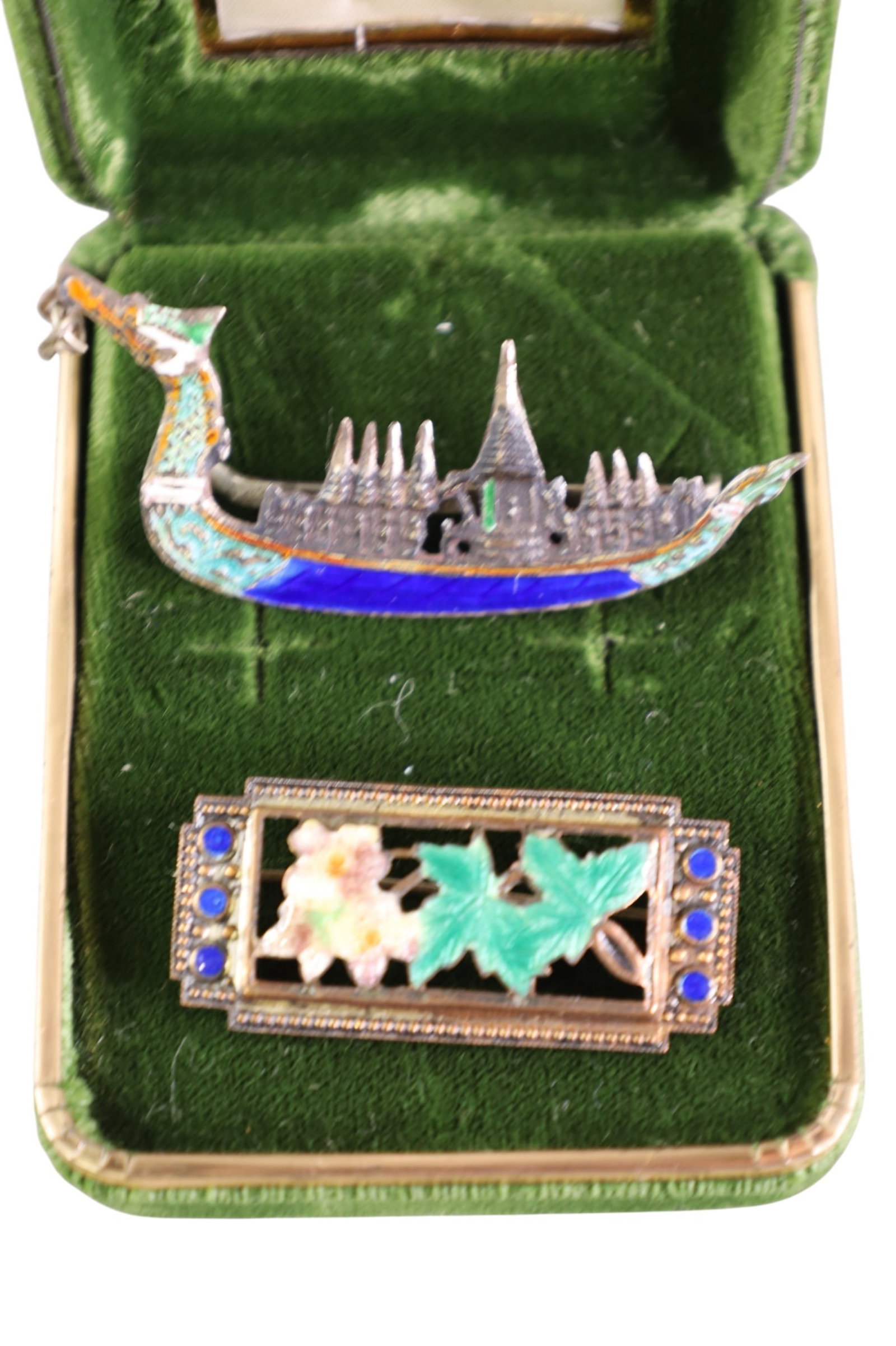 5 ENAMELED PINS - 4