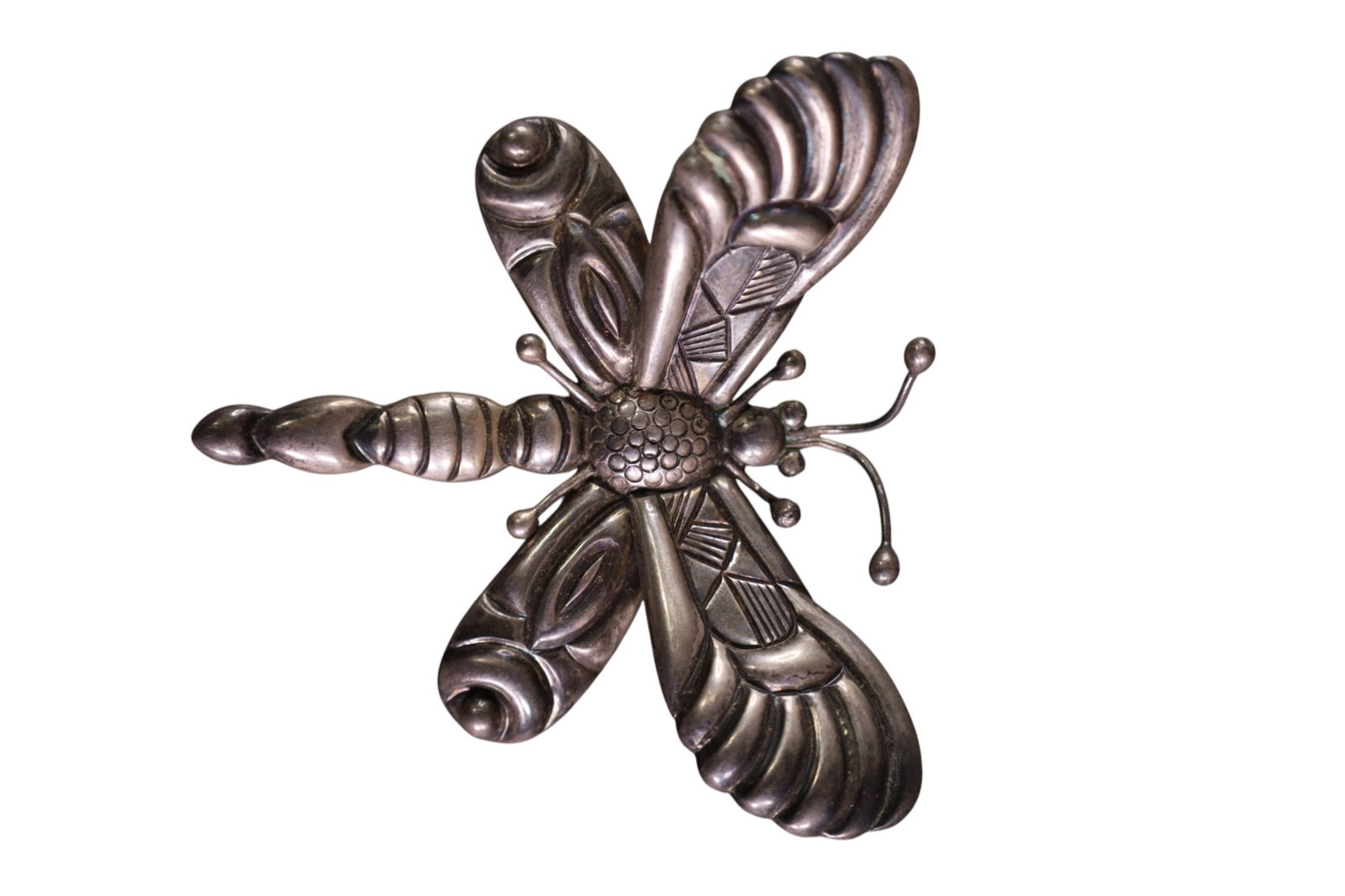 2 STERLING SILVER BROACHES - 2