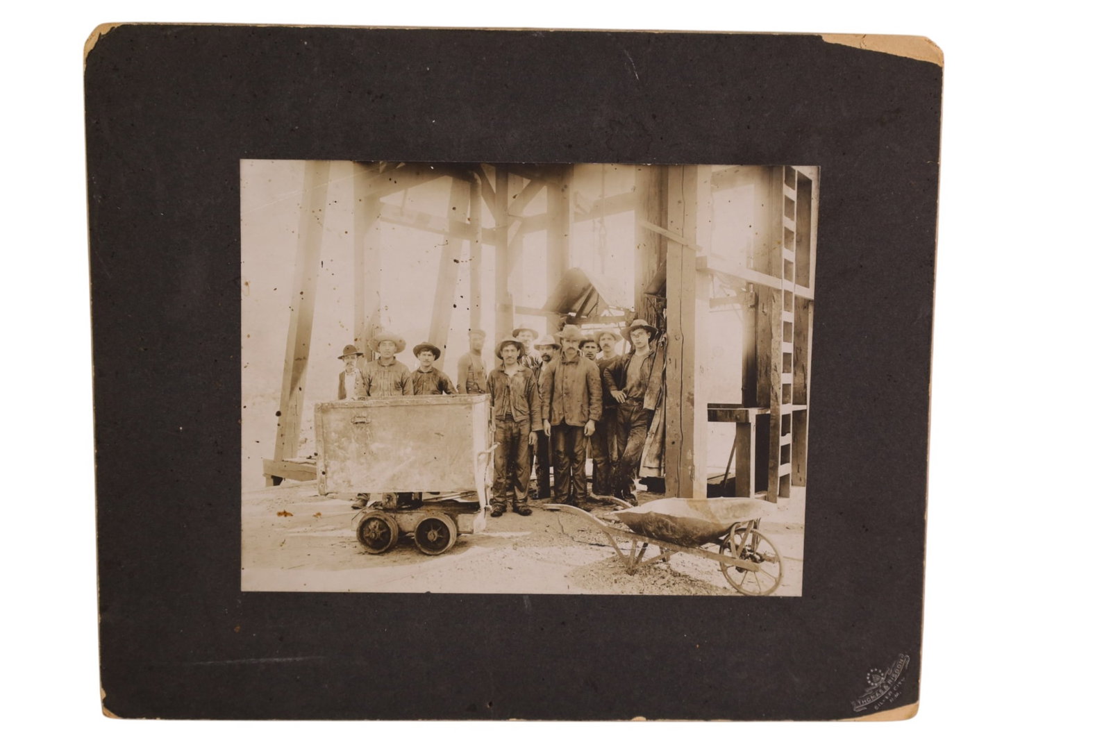 ANTIQUE MINING PHOTO (1 of 4)