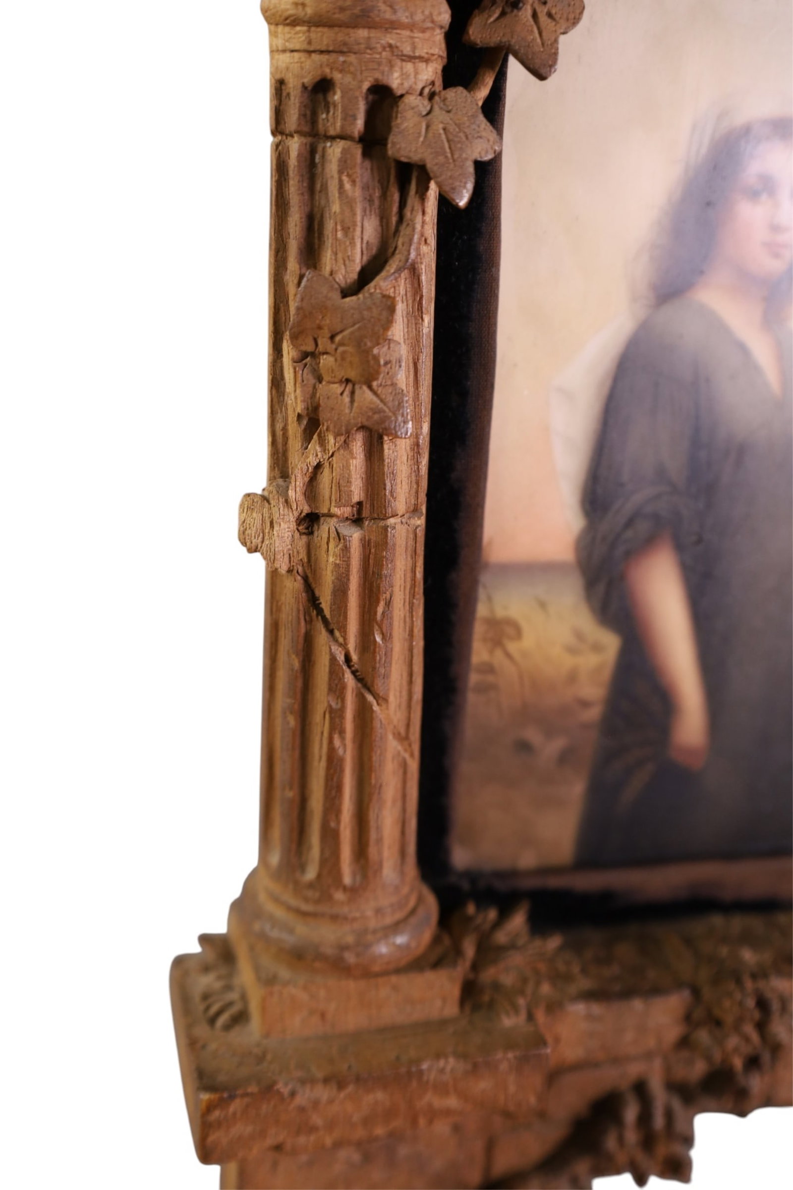 FRAMED PORCELAIN PLAQUE - 5