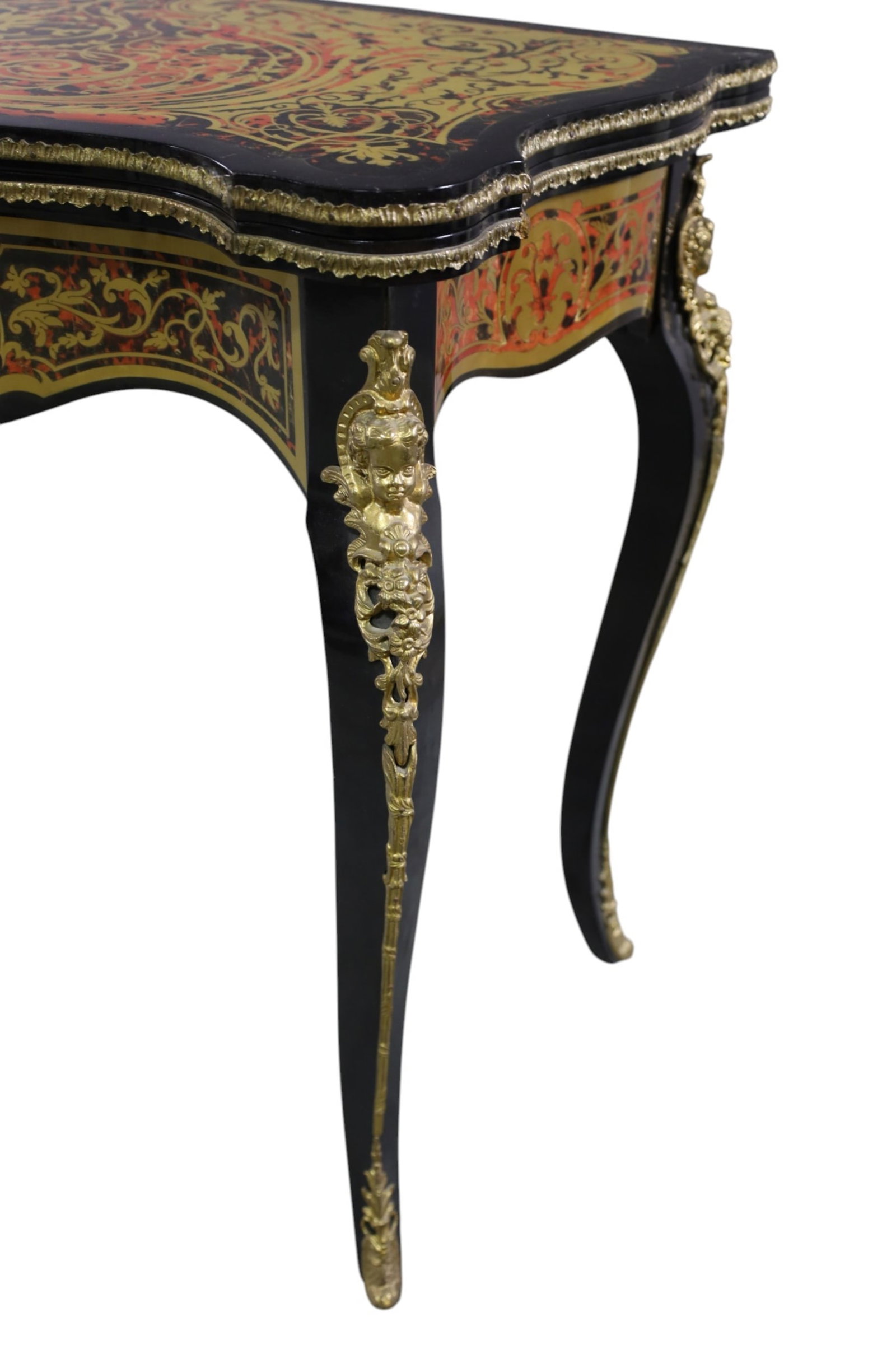 FRENCH BOULLE GAME TABLE - 3
