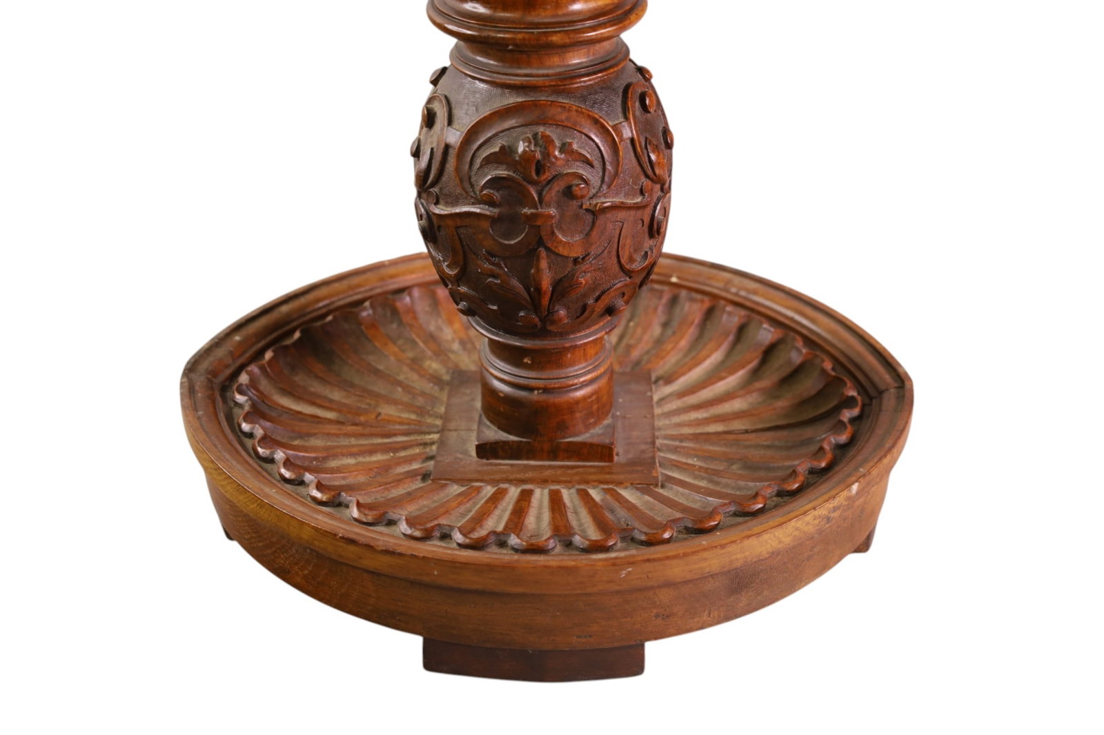 LARGE WOODEN TABLE LAMP - 3