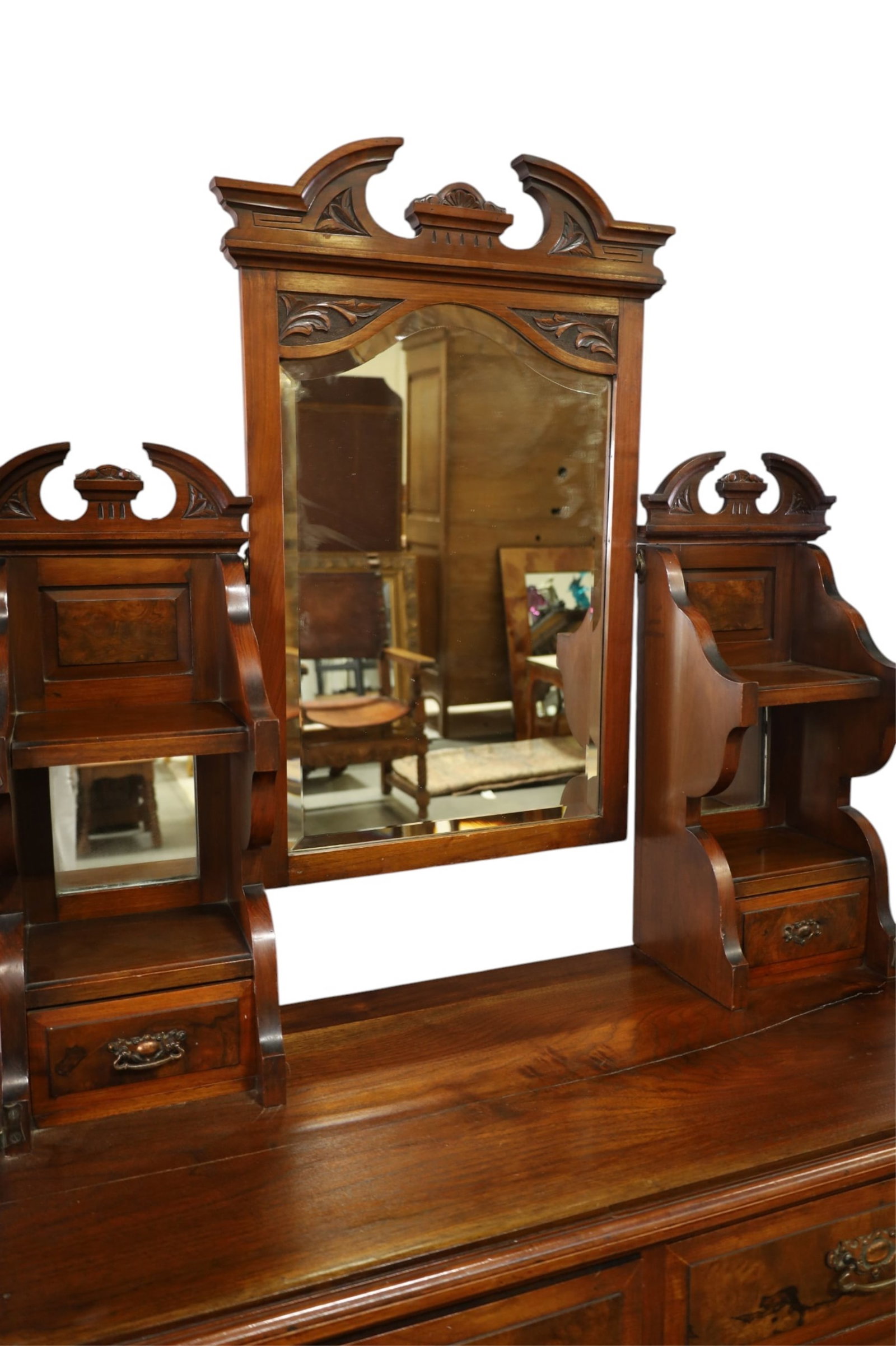 VICTORIAN BAT WING VANITY - 3
