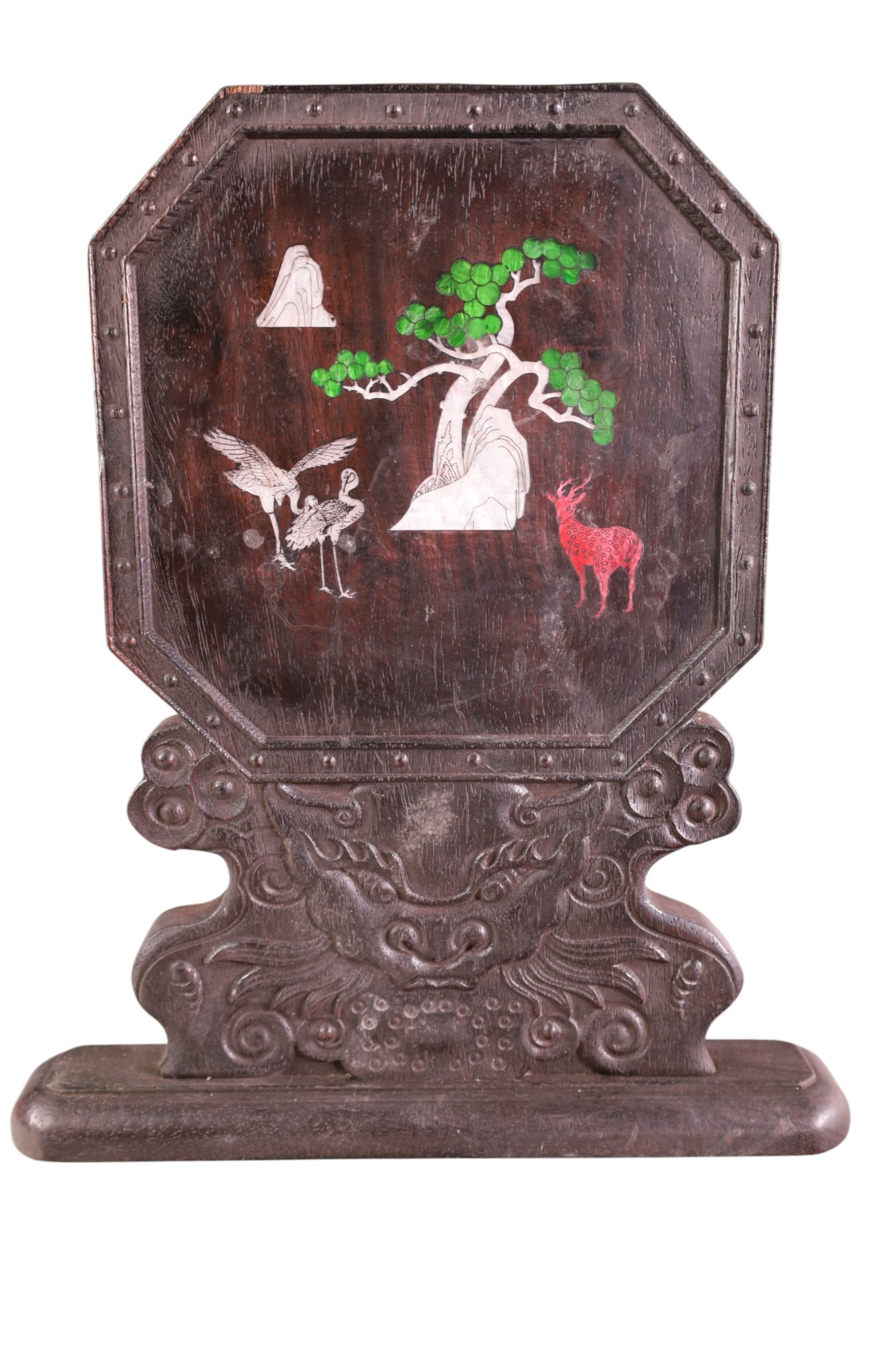 INLAID ASIAN TABLE SCREEN - 2