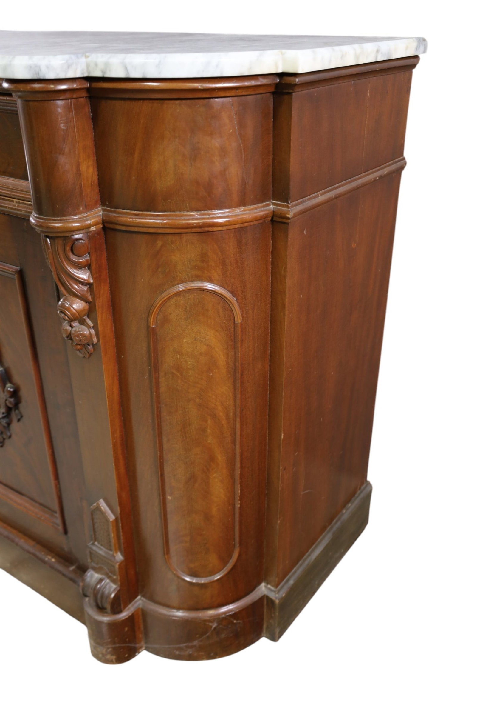 VICTORIAN MARBLE TOP BUFFET - 4