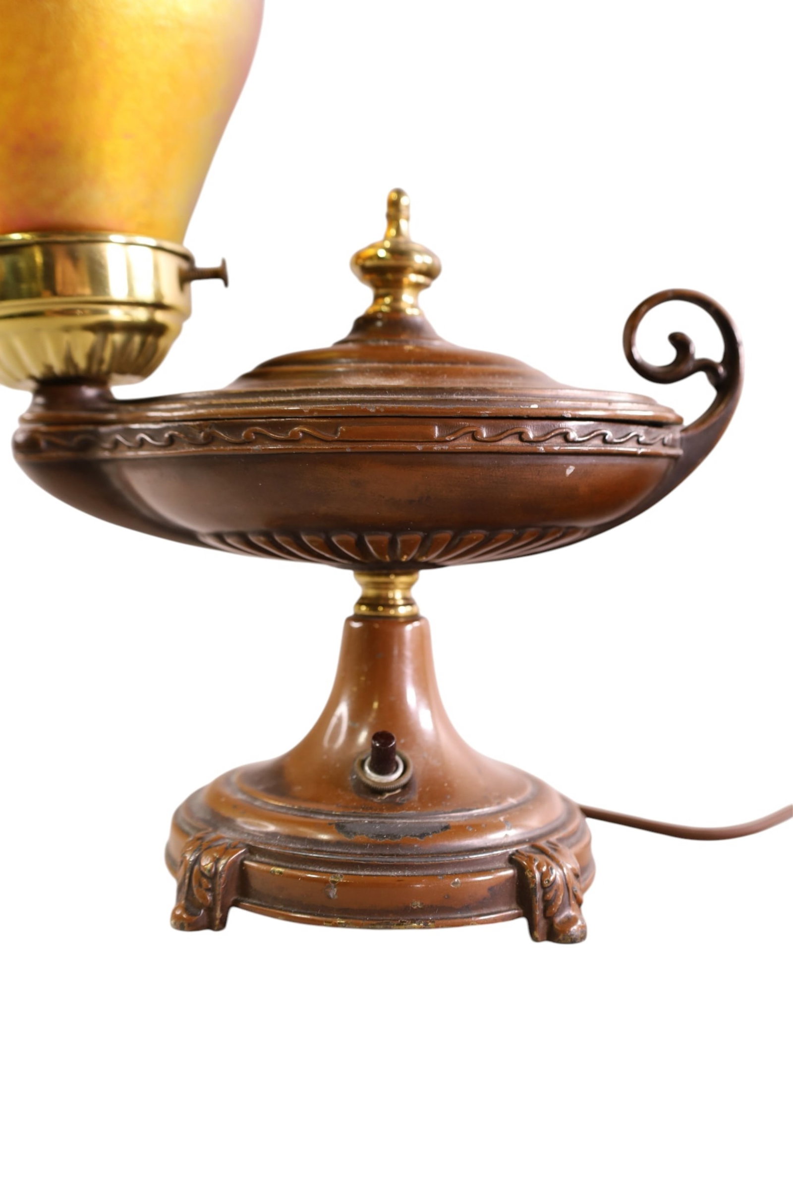 BRONZE ALADDIN LAMP - 2