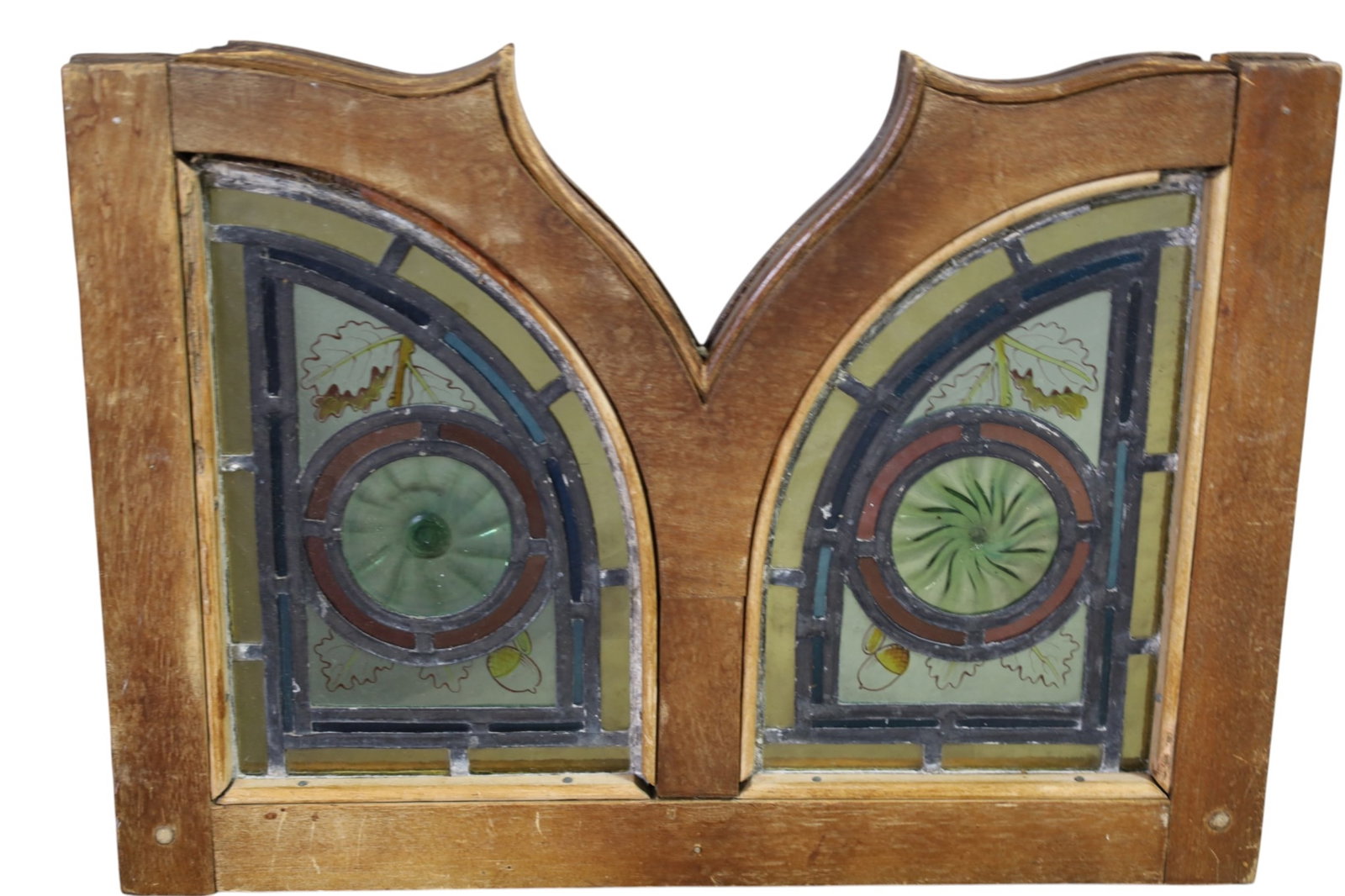 4 LEADED WINDOWS - 4