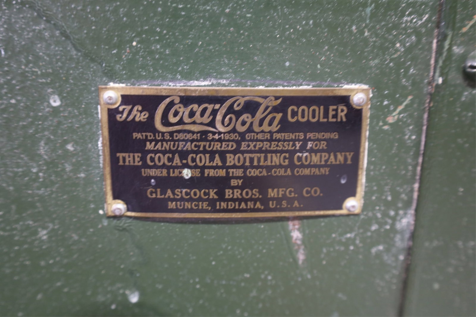 GLASCOCK JUNIOR COCA COLA COOLER - 4