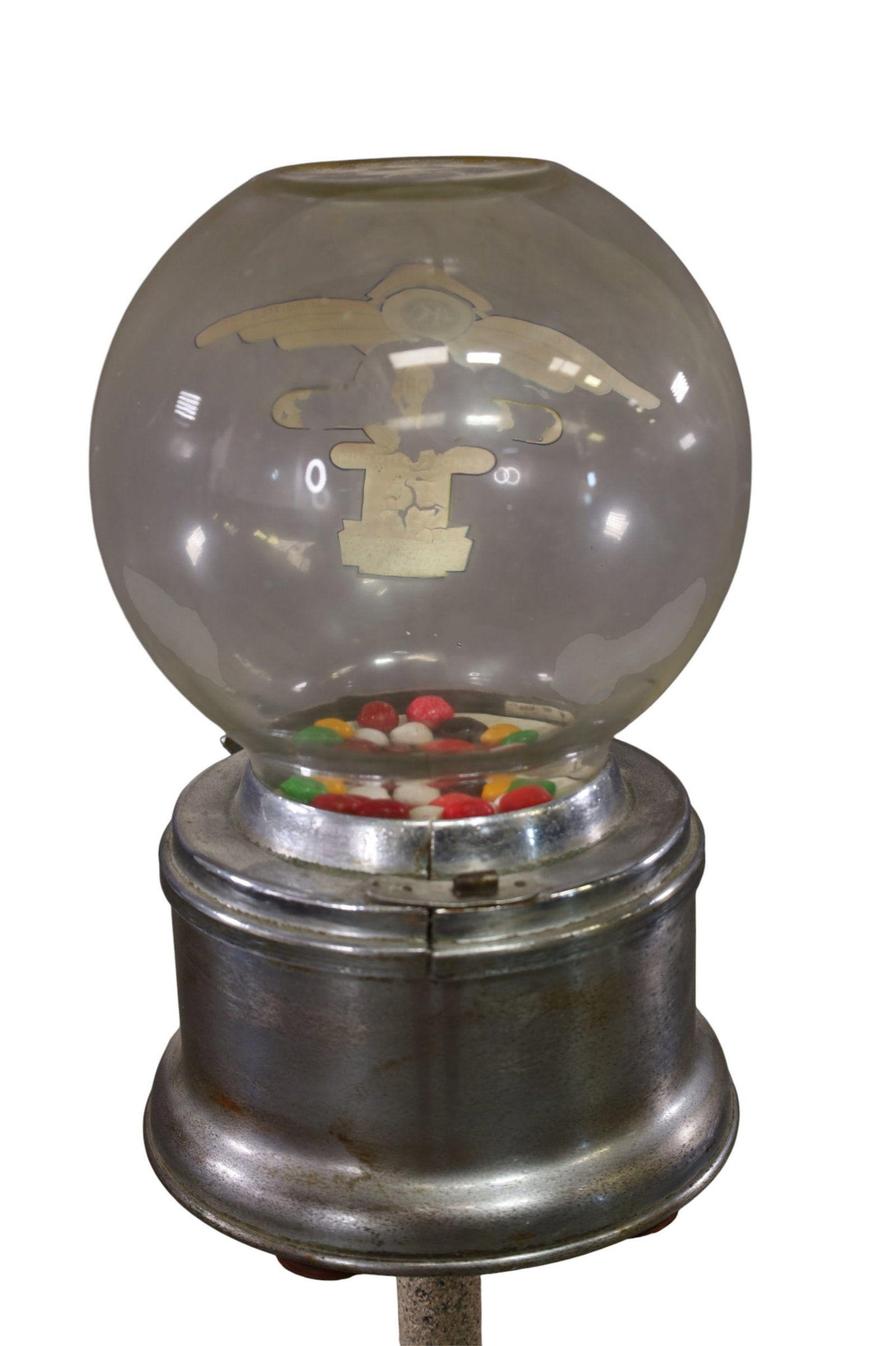 FORD 1 CENT GUMBALL ON STAND - 4