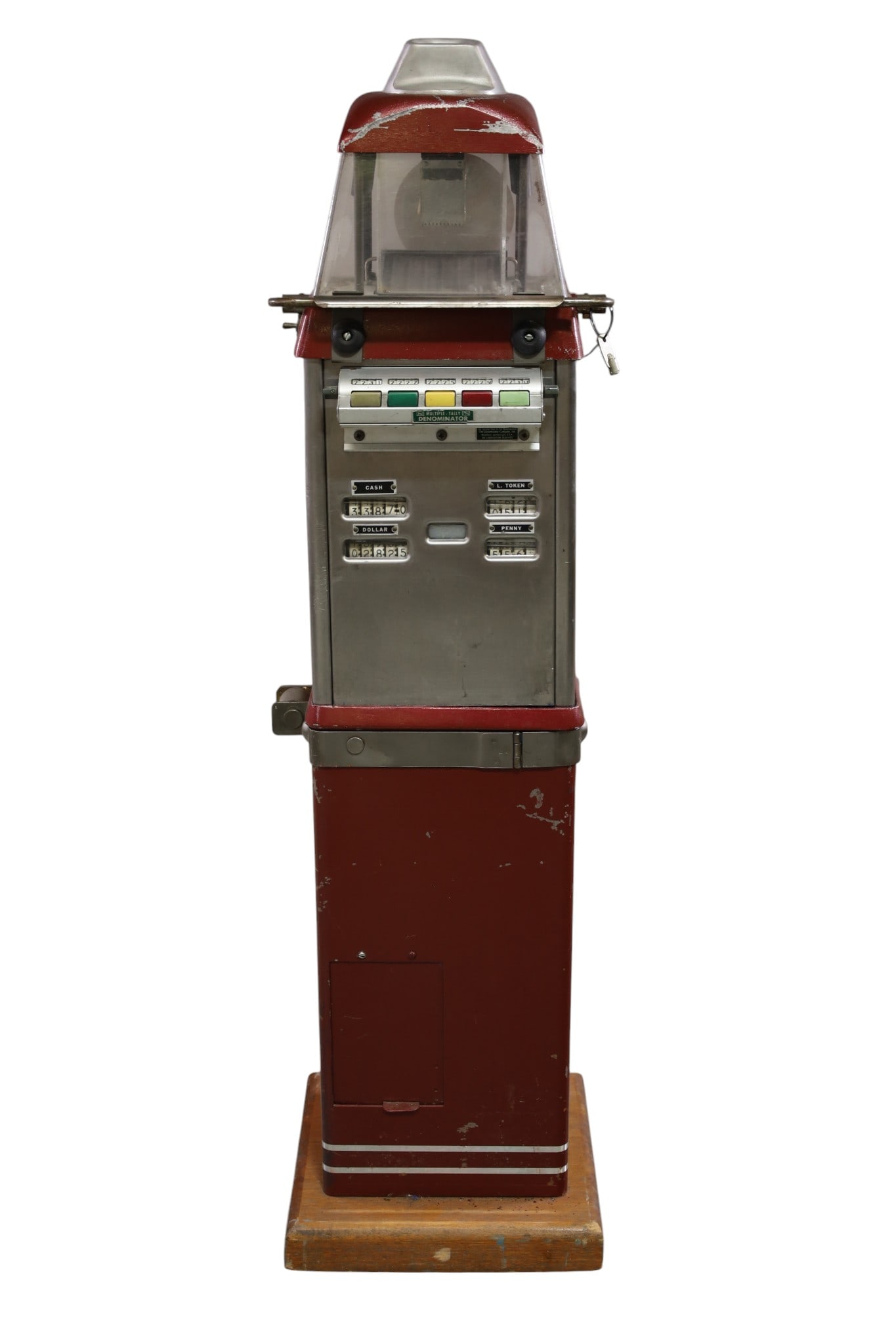 TROLLEY FARE COLLECTOR: KEENE TROLLEY FARE COLLECTOR, 44" H. THIS ITEM EXCEEDS SIZE LIMITATIONS FOR IN HOUSE SHIPPING, MUST BE PICKED UP IN HOUSE OR SHIPPED VIA 3rd PARTY GROUND SHIPPER.