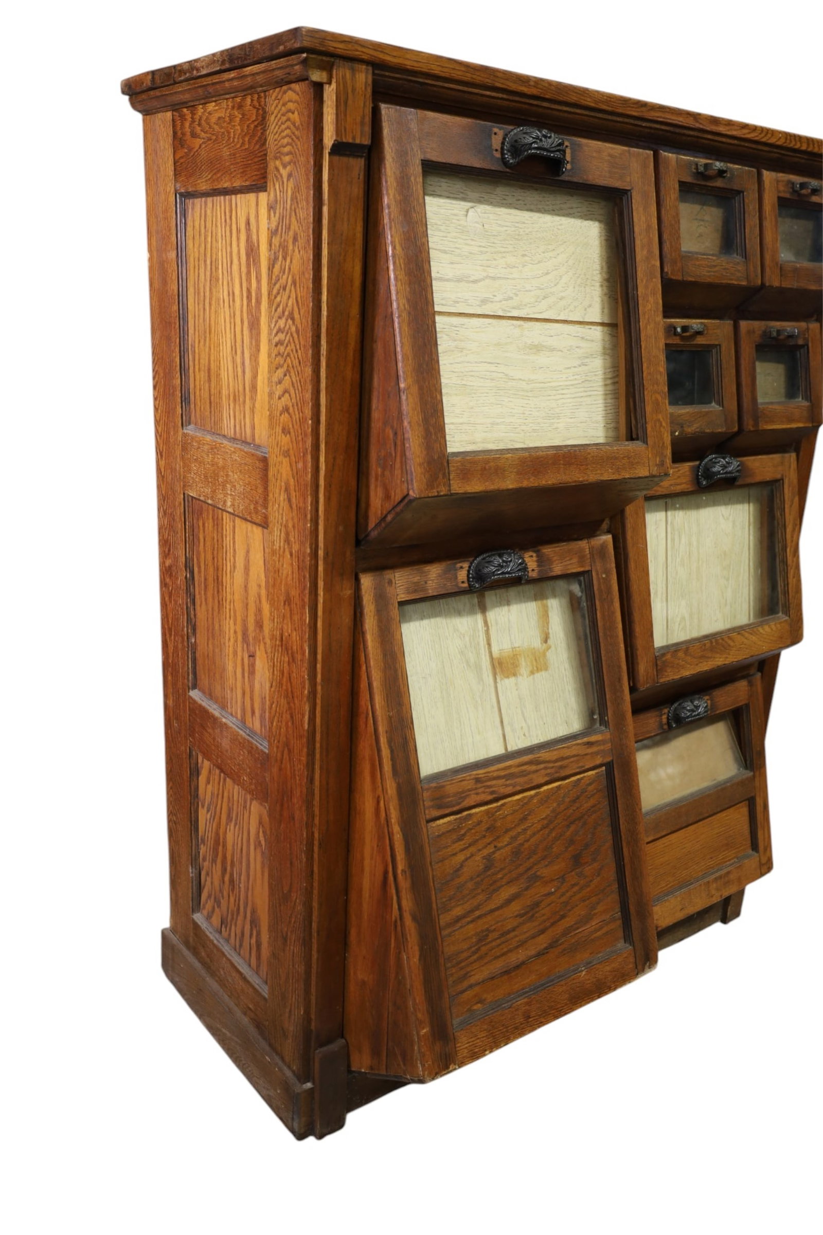 AMERICAN OAK BEAN CABINET - 2